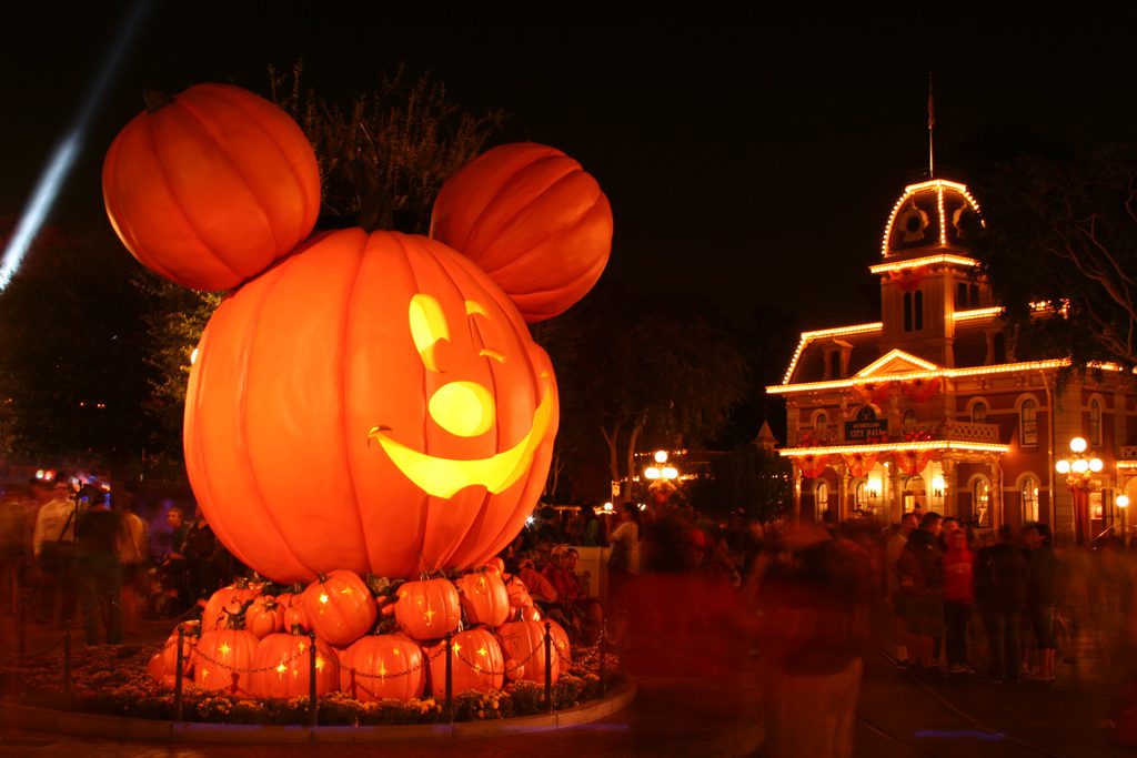 Nighttime casts a spell over Halloweentime at Disneyland