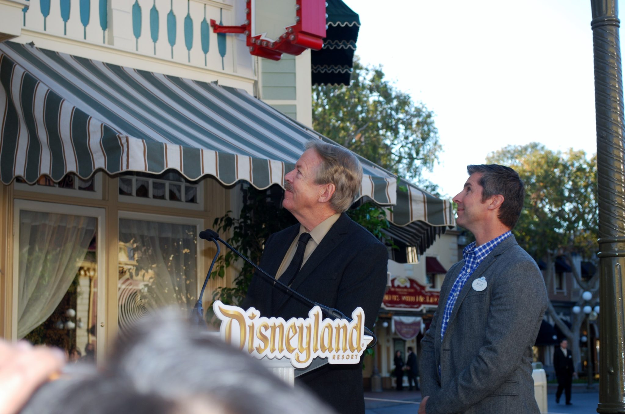 Tony Baxter and Bruce Vaughn See the Window Unveiled