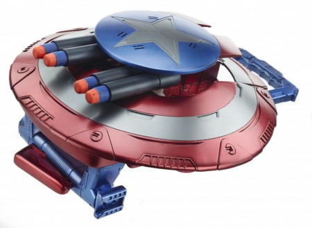 CAPTAIN AMERICA STEALTHFIRE SHIELD wDARTS A6302