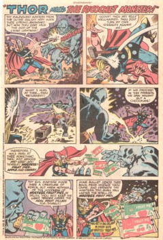 COMICAD hostess thor meets ricochet monster