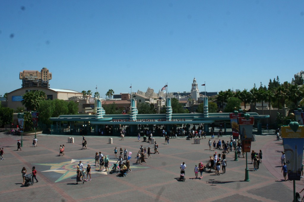 A view of the entrance to Disney California Adventure