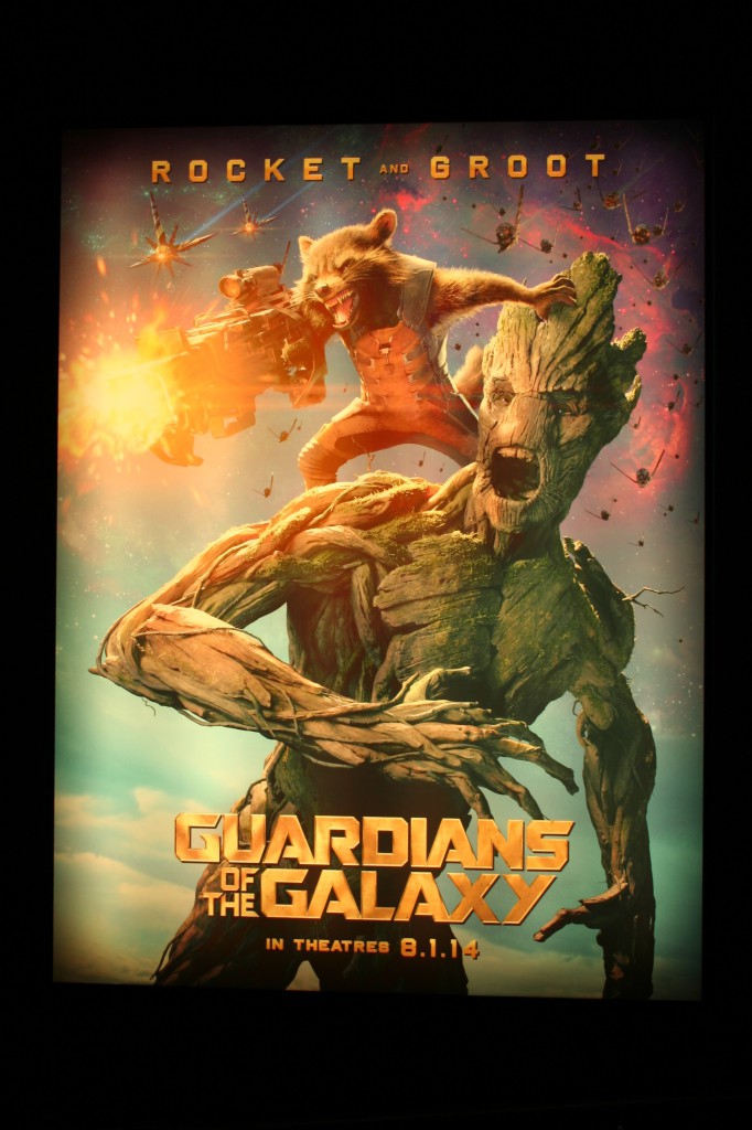 Posters displayed in the waiting area introduce new characters.