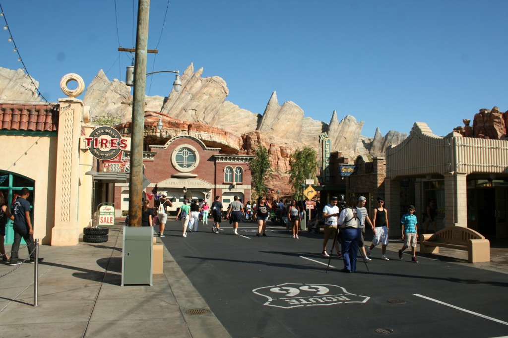 Radiator Springs basks in the California sun
