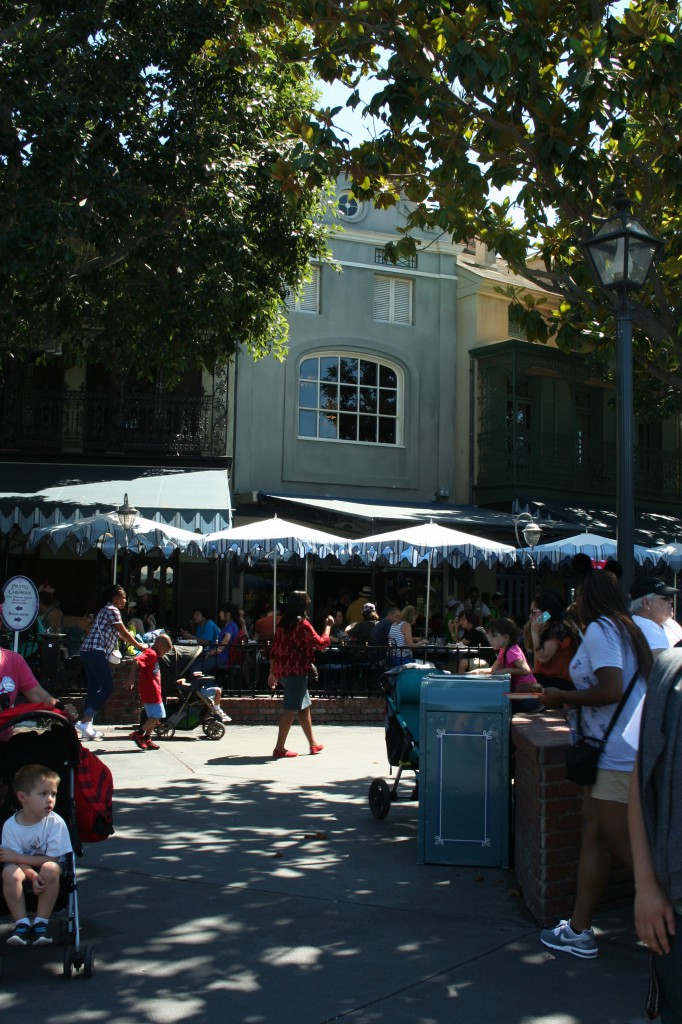 Some of the tarps have come down around Club 33
