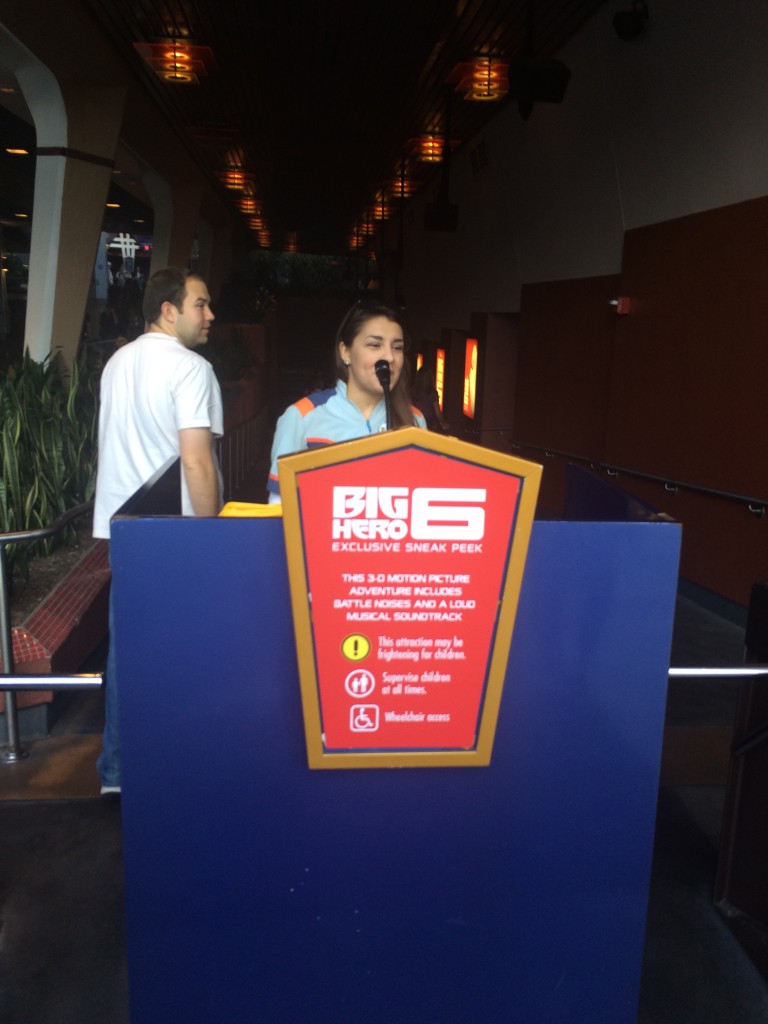 Cast Members handed out 3D glasses and Big Hero 6 kites