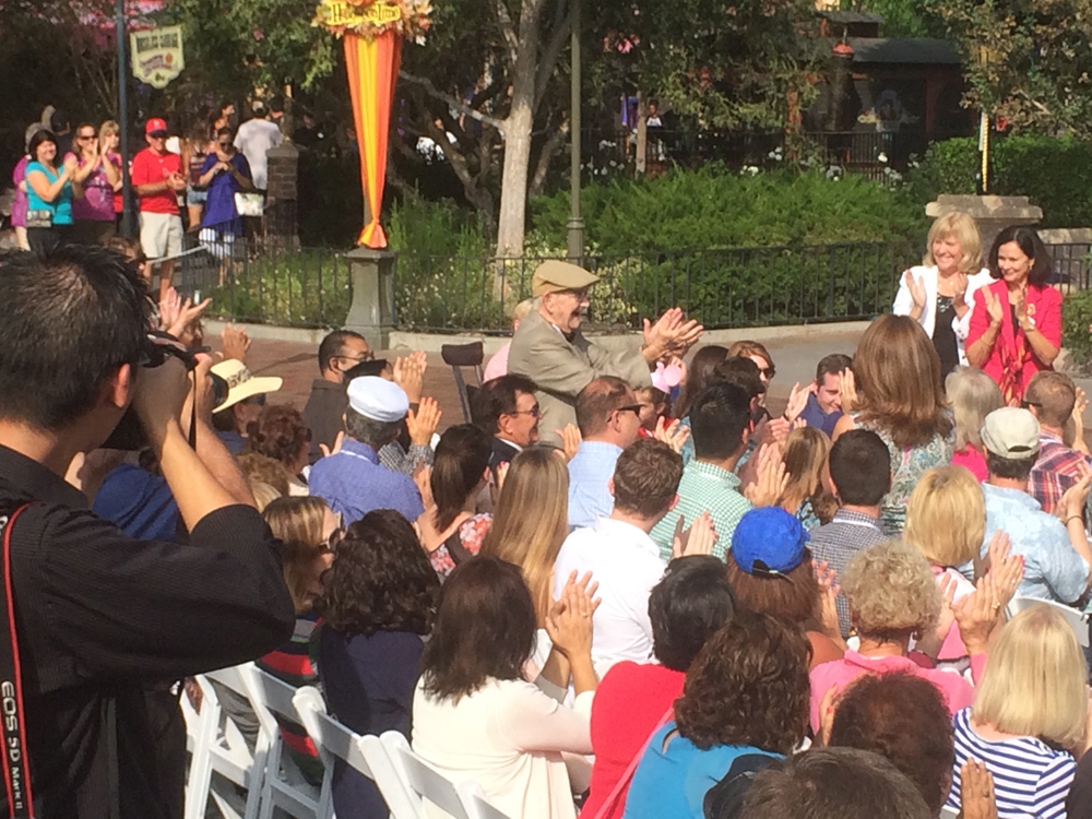 Jack Lindquist, who helped found the Disney Ambassador program, was in the audience and received recognition for his work.