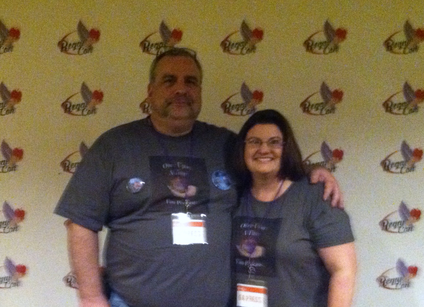 Podcasters Jeff and Colleen Roney from Once Upon a Time Fan Podcast