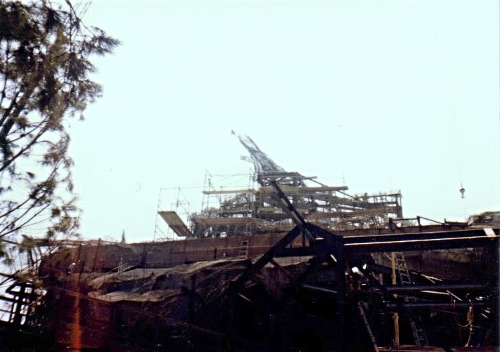 Splash Mountain Construction 1988