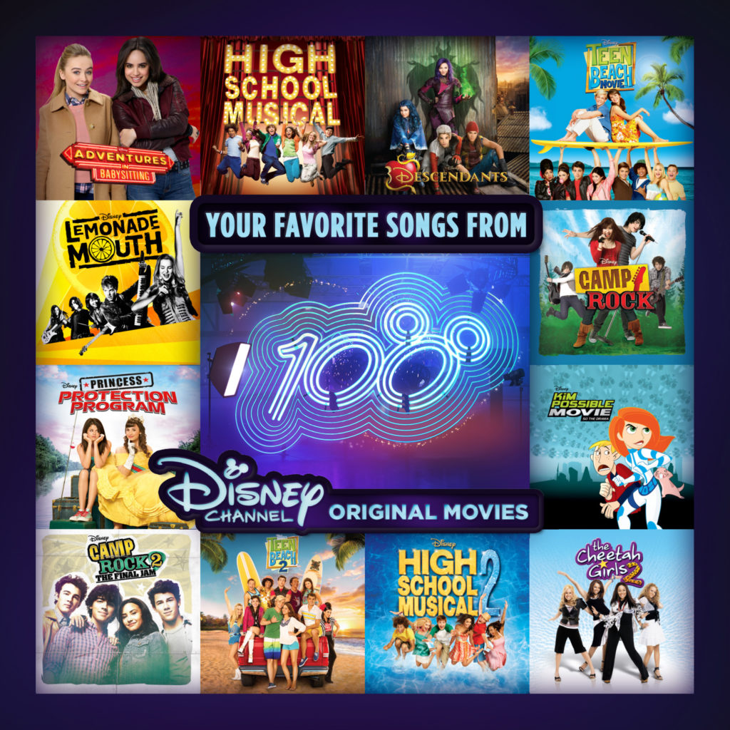 YOUR FAVORITE SONGS FROM 100 DISNEY CHANNEL ORIGINAL MOVIES
