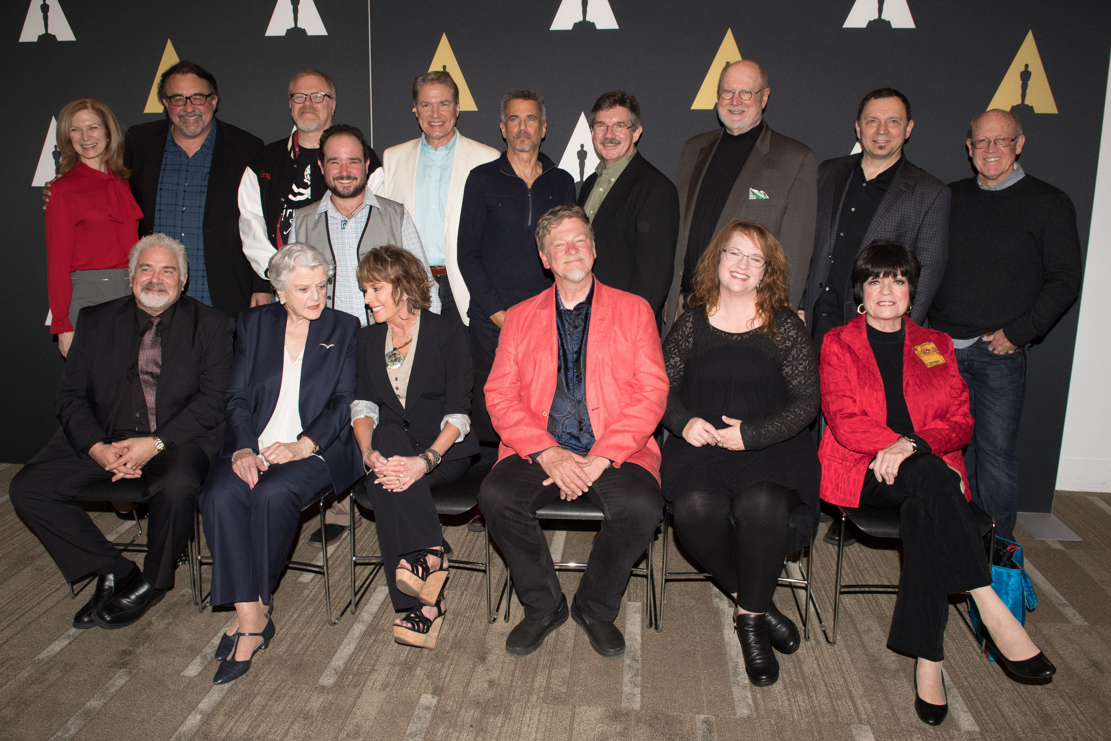Many of the panelists gathered for a photo during a pre-event reception. (Photo ©AMPAS)