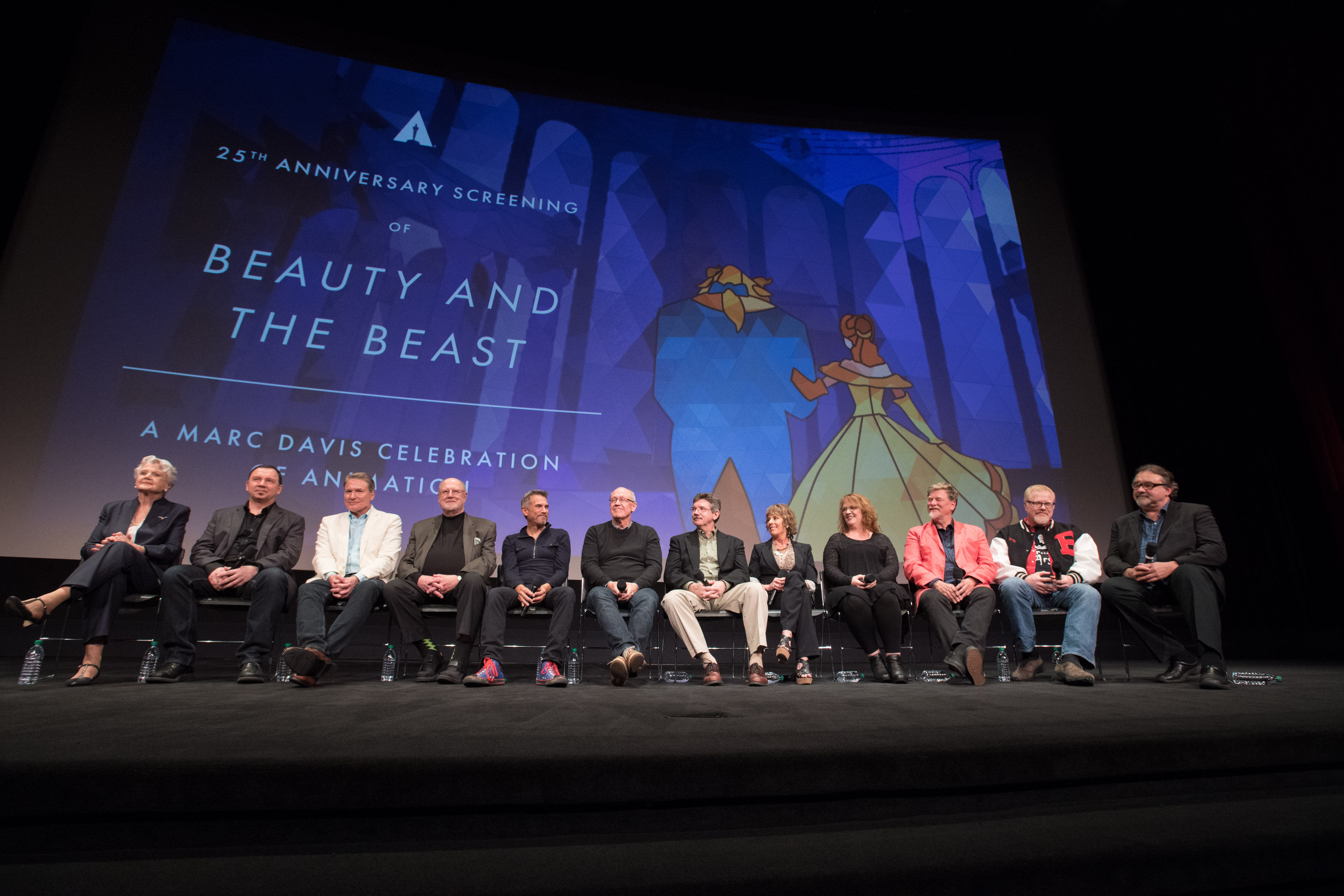 The panel on stage during the event. (Photo ©AMPAS)