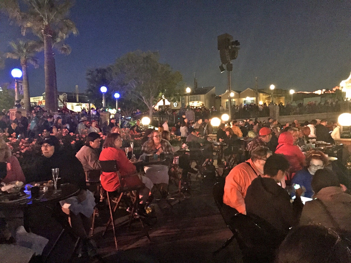 Once seated, Dessert Party guests are served tableside.