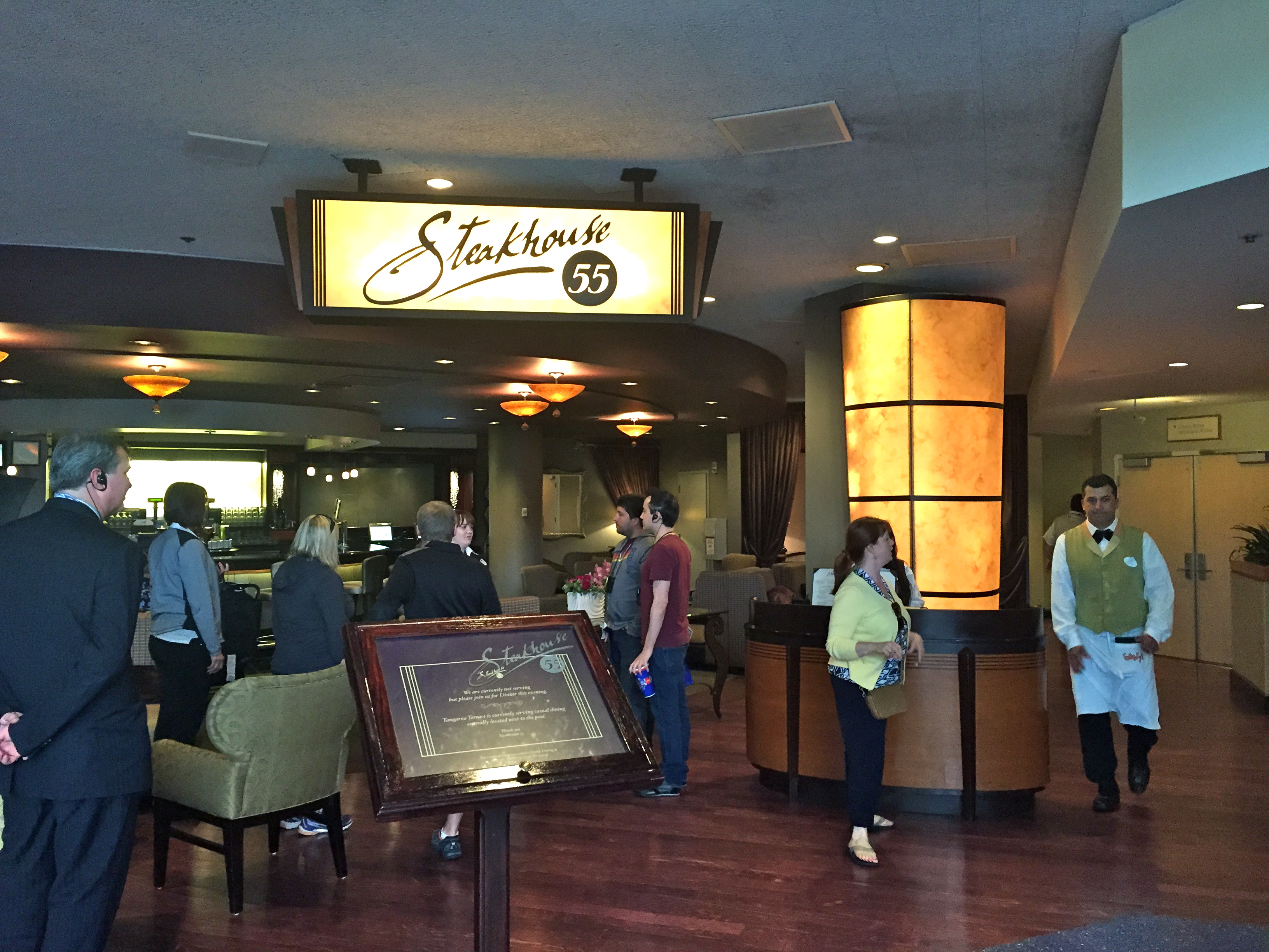 The Classic Afternoon Tea is offered at Steakhouse 55 in the Disneyland Hotel.