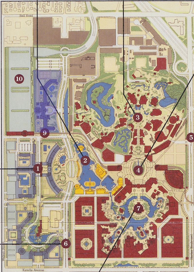 A map of the proposed Resort shows four hotels filling the western edge of the property. The northernmost hotel is highlighted in blue.