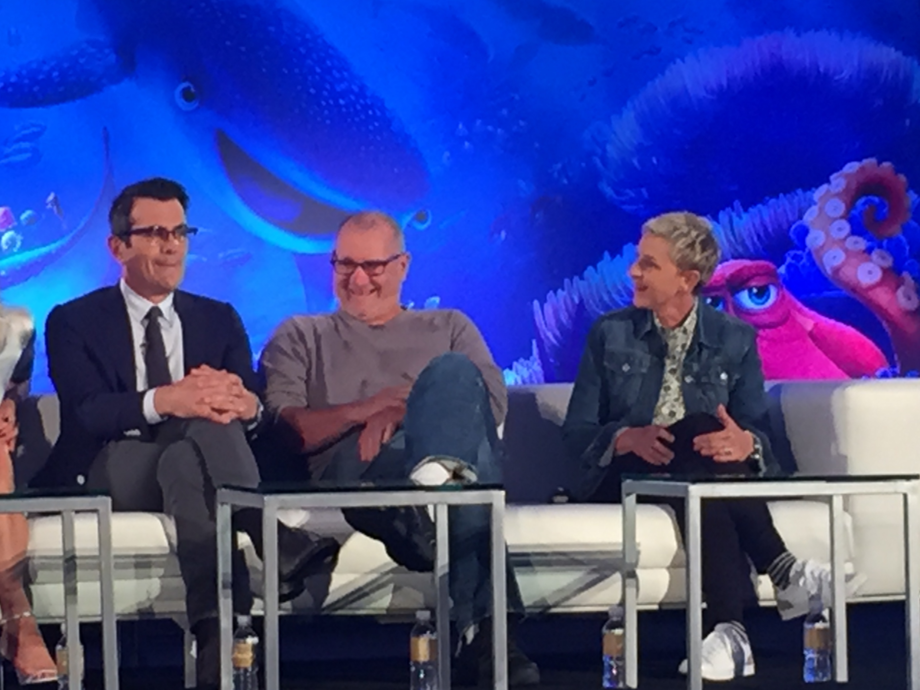 Ty Burrell, Ed O’Neil and Ellen DeGeneres
