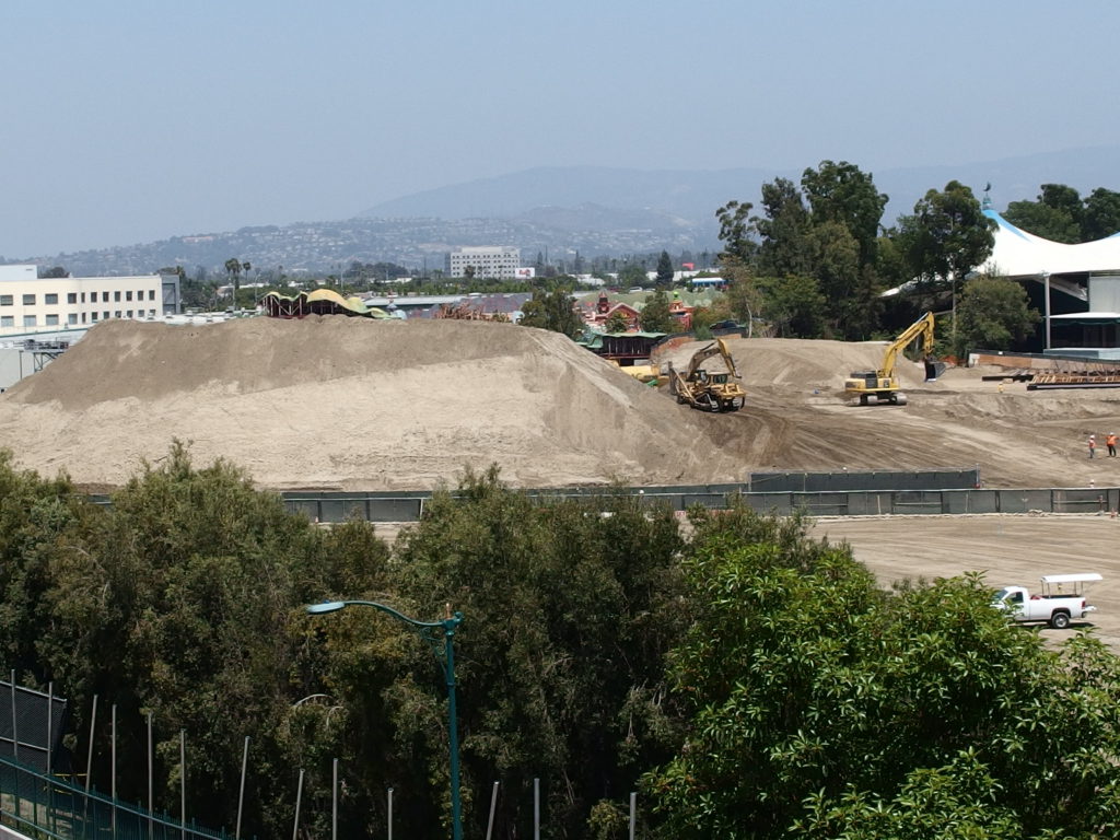 Former location of pony farm is now buried under a giant mound of dirt