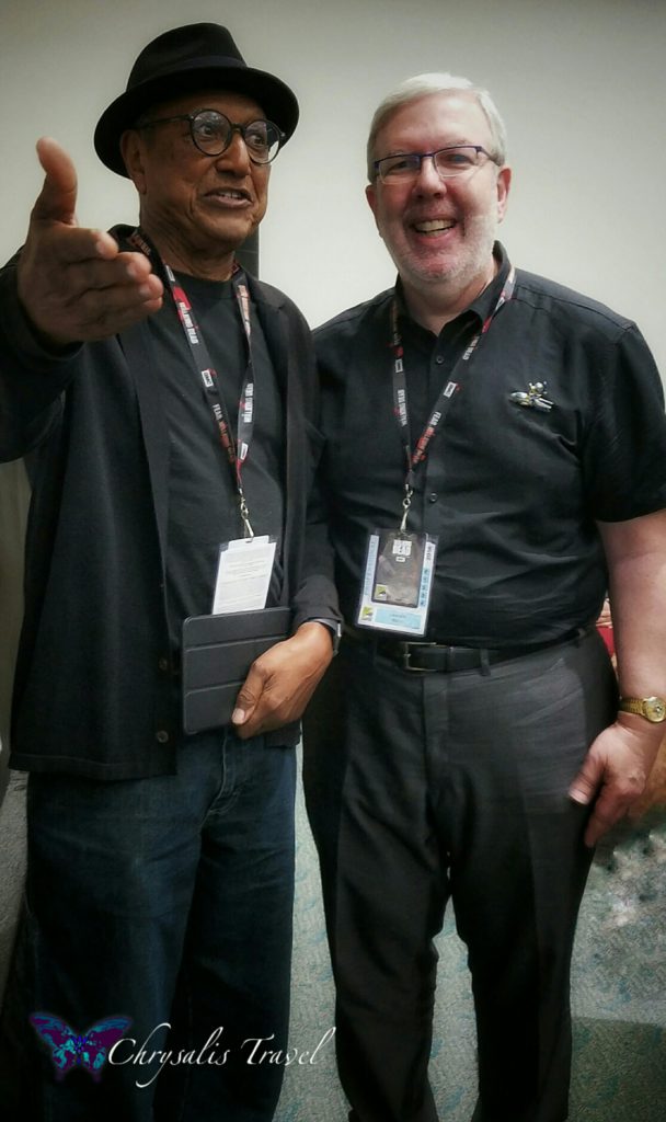 Floyd Norman with Leonard Maltin