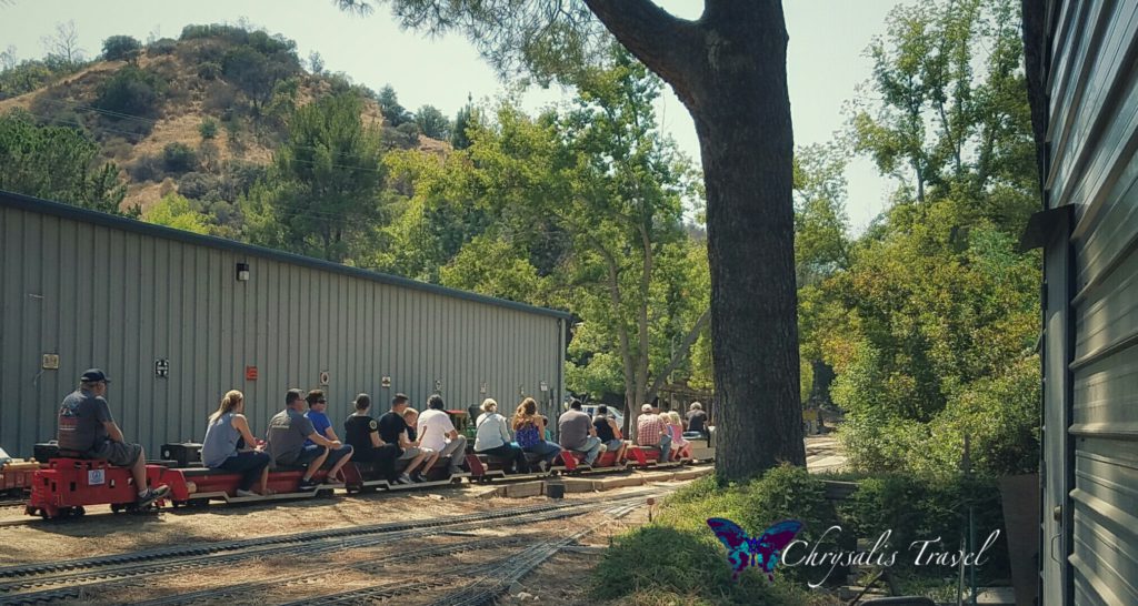 Ride a miniature train