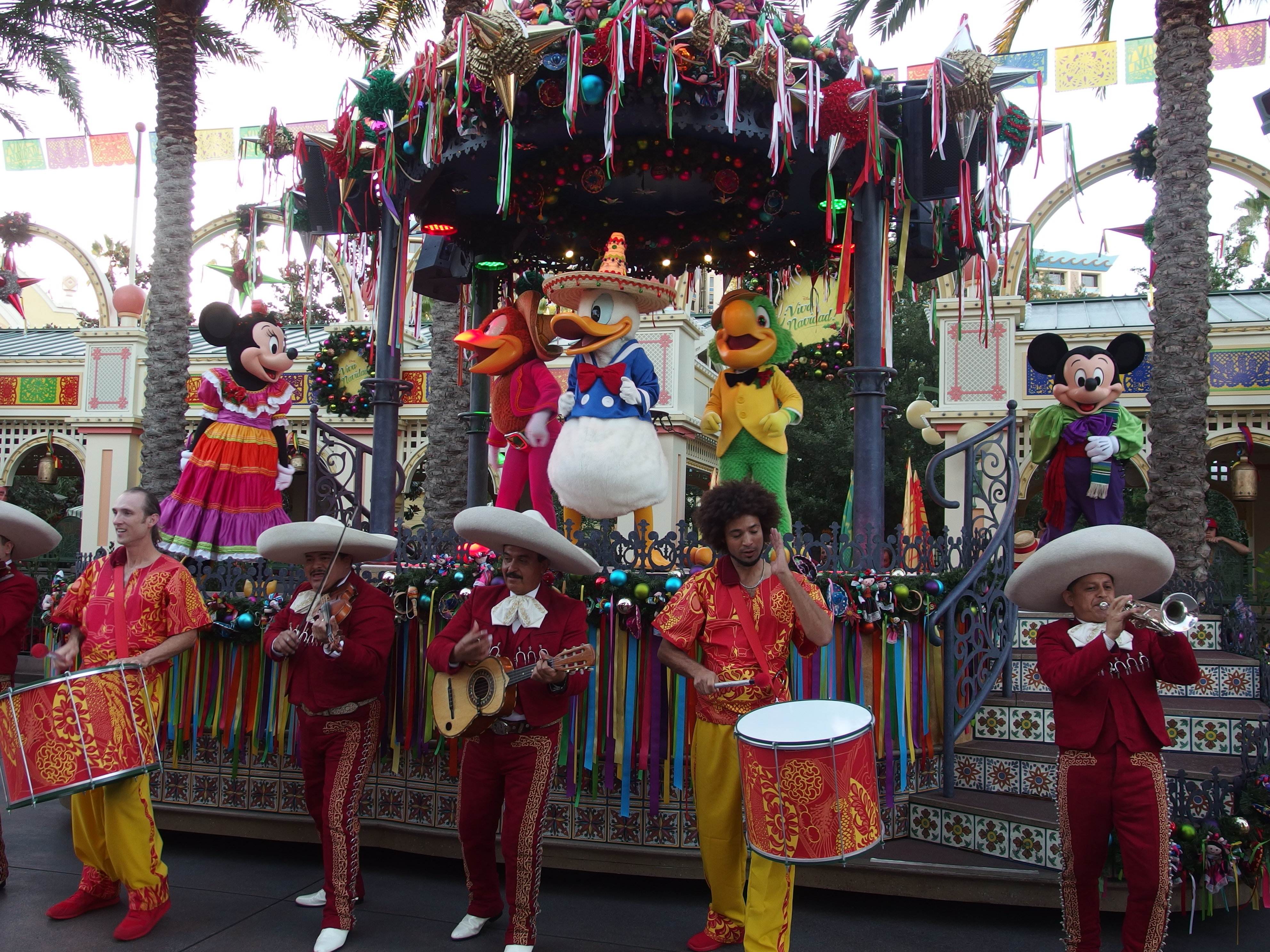 Mickey and Minnie join in the fun