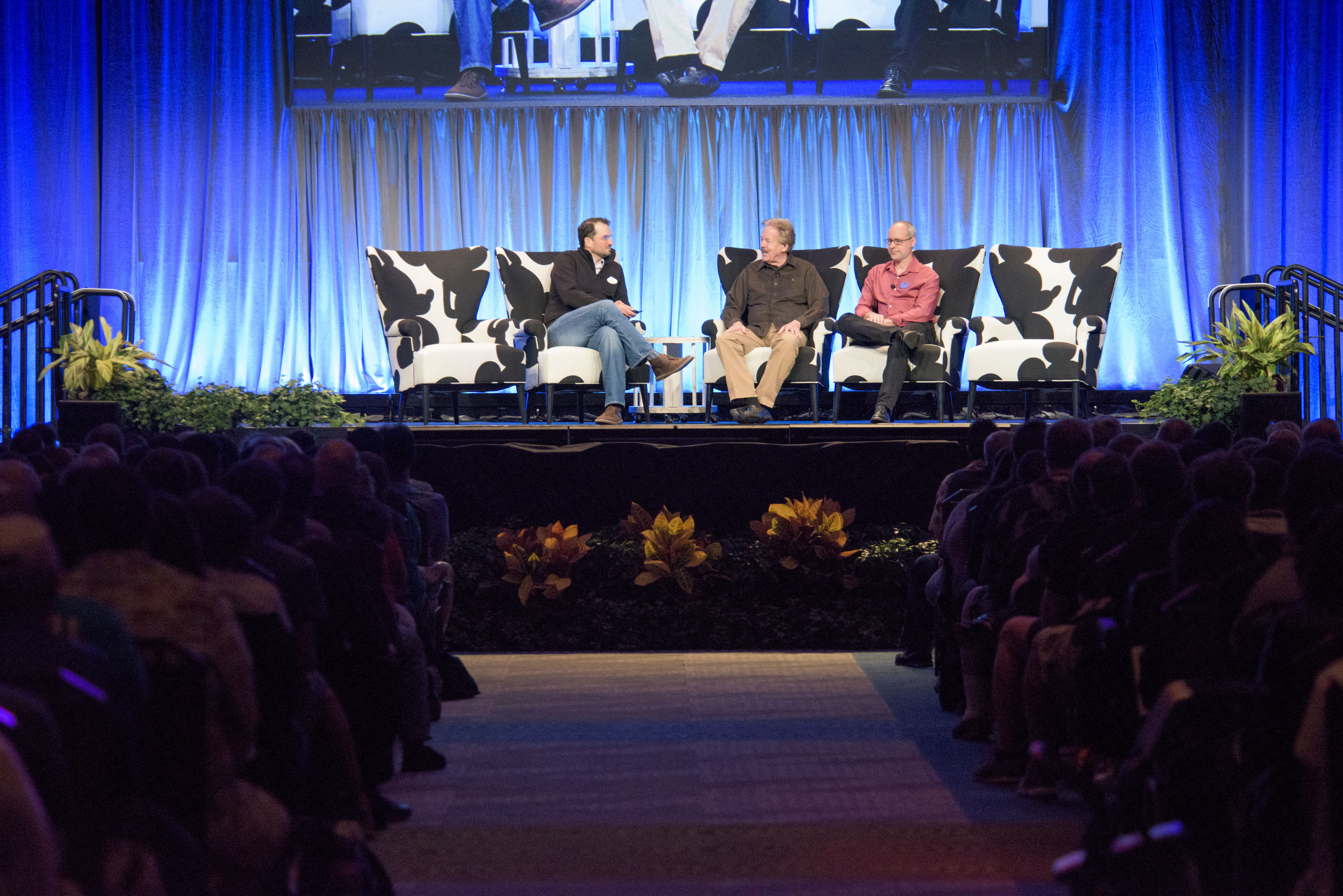 Imagineers Jason Grandt, Tony Baxter, and Luc Mayrand explore Disney Adventurelands around the world. (Disney)
