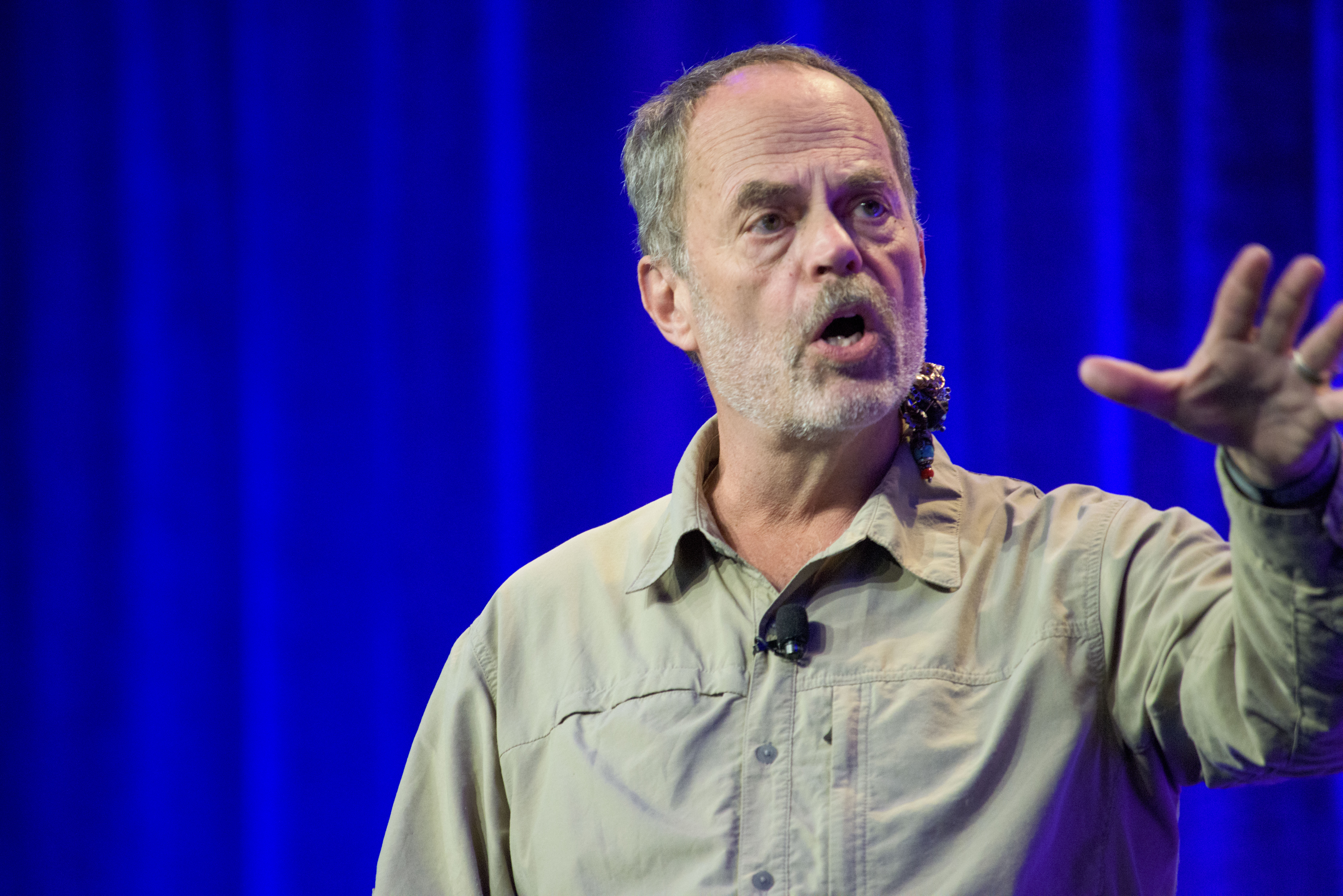 Imagineer Joe Rohde talks about the past, present and future of Disney’s Animal Kingdom at D23’s Destination D: Amazing Adventures. (Disney)