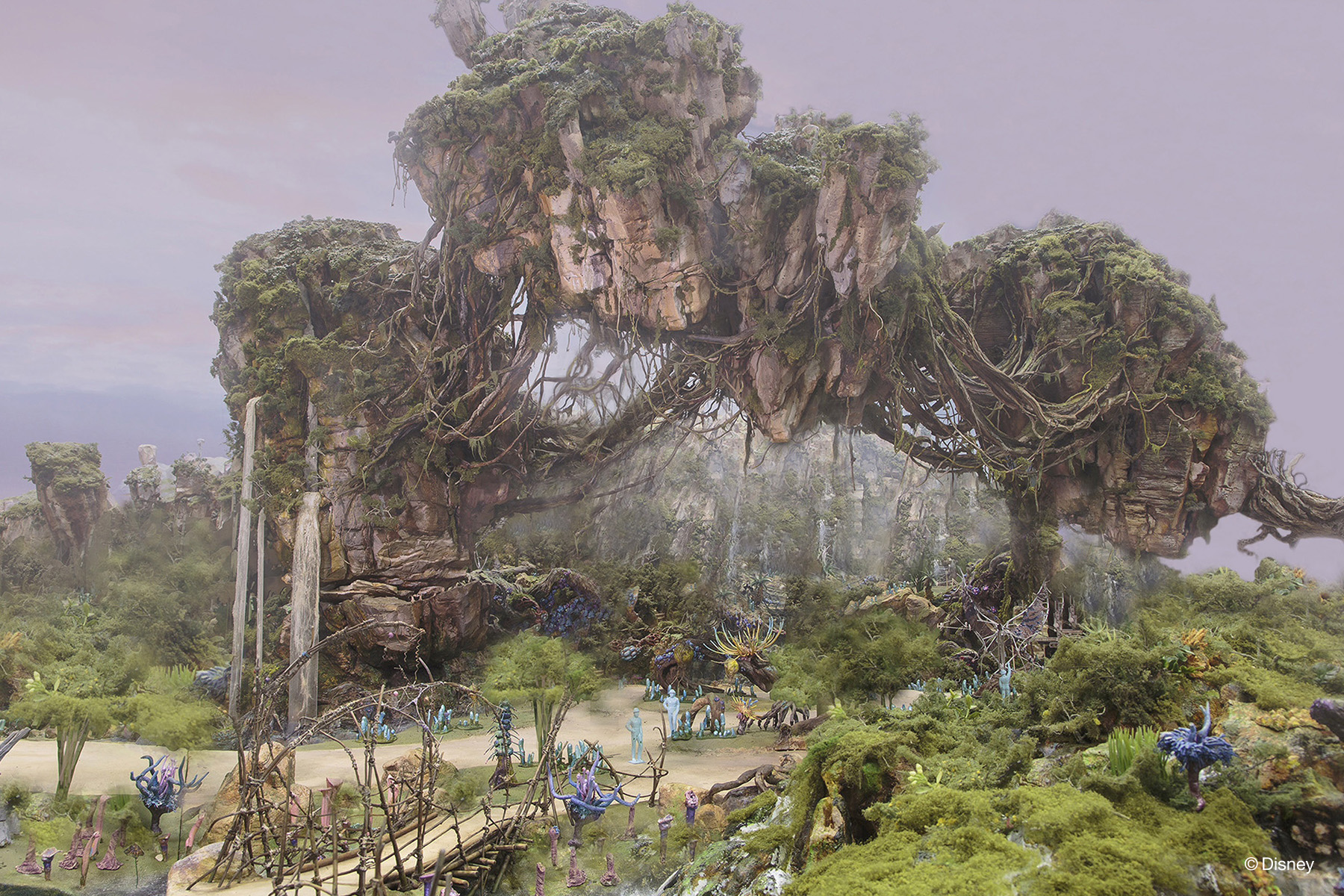 Concept of Pandora – The World of AVATAR, coming to Disney’s Animal Kingdom summer 2017. (Disney)
