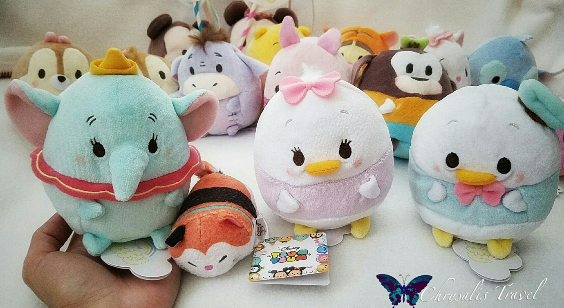 Ufufy with Mochi Tsum Tsum for size comparison