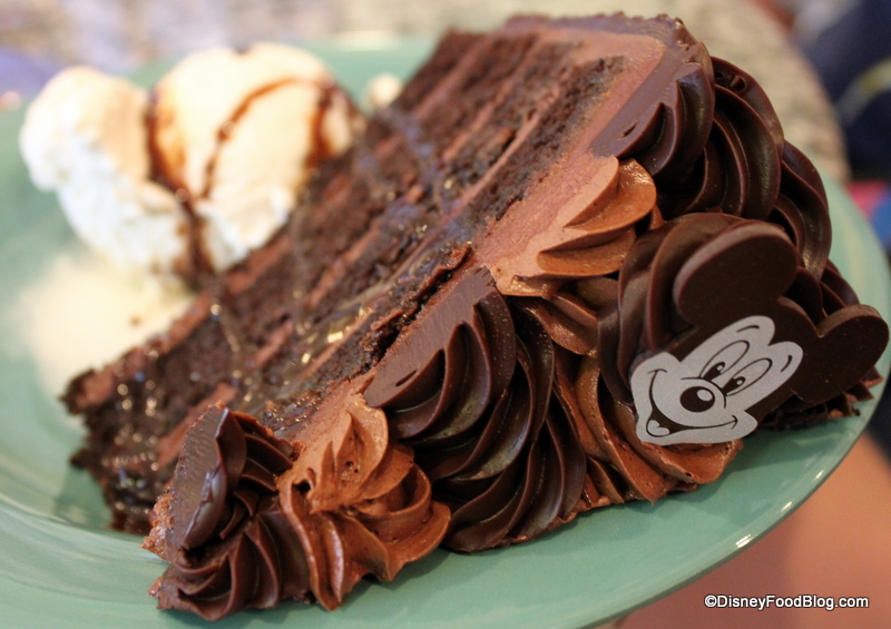 The Best Chocolate Cake in Disney World (Image courtesy of
