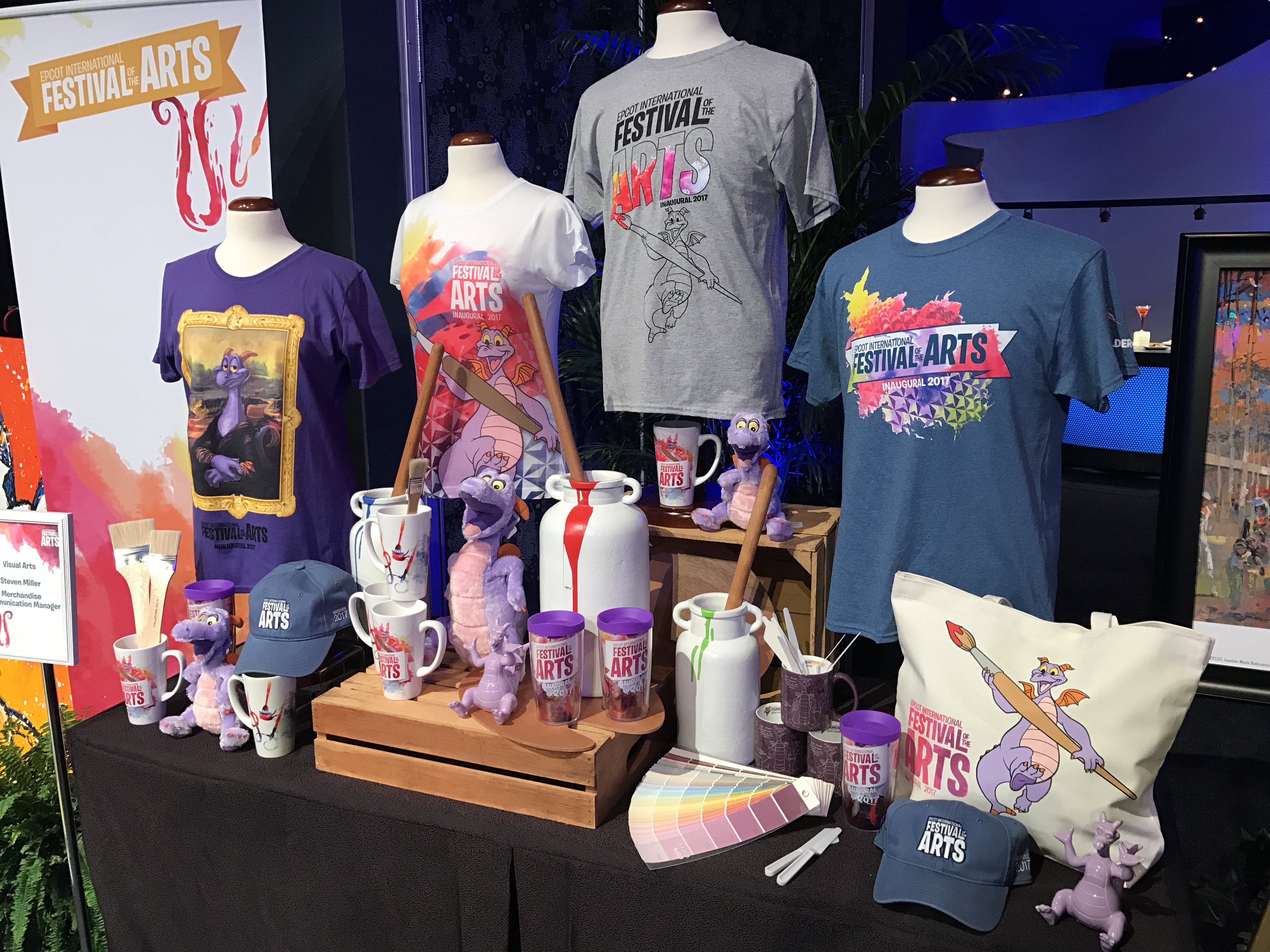 Figment is featured on most of the Festival merchandise
