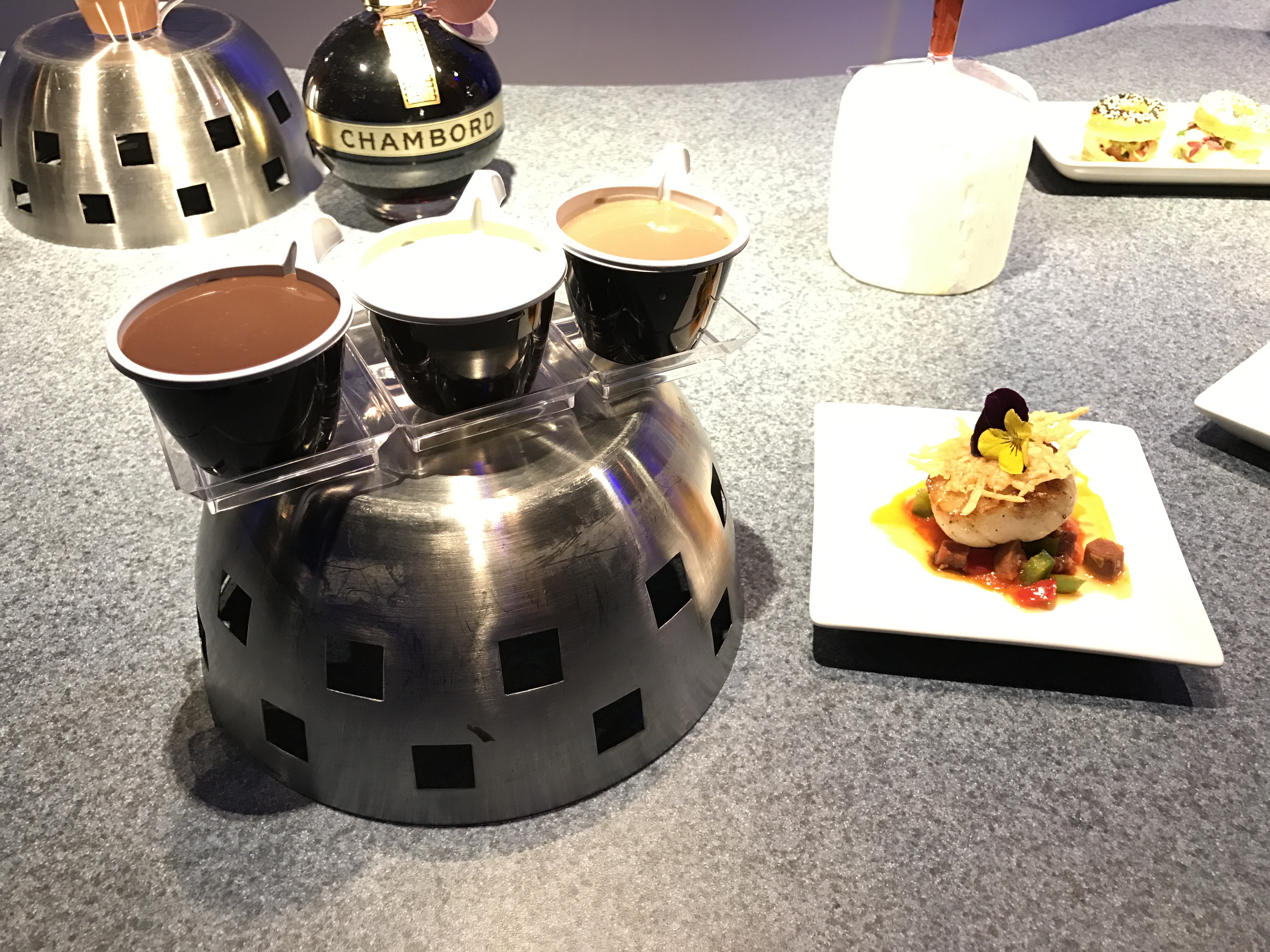 Callebaut Belgian Sipping Chocolate Flight: White, Milk, Dark