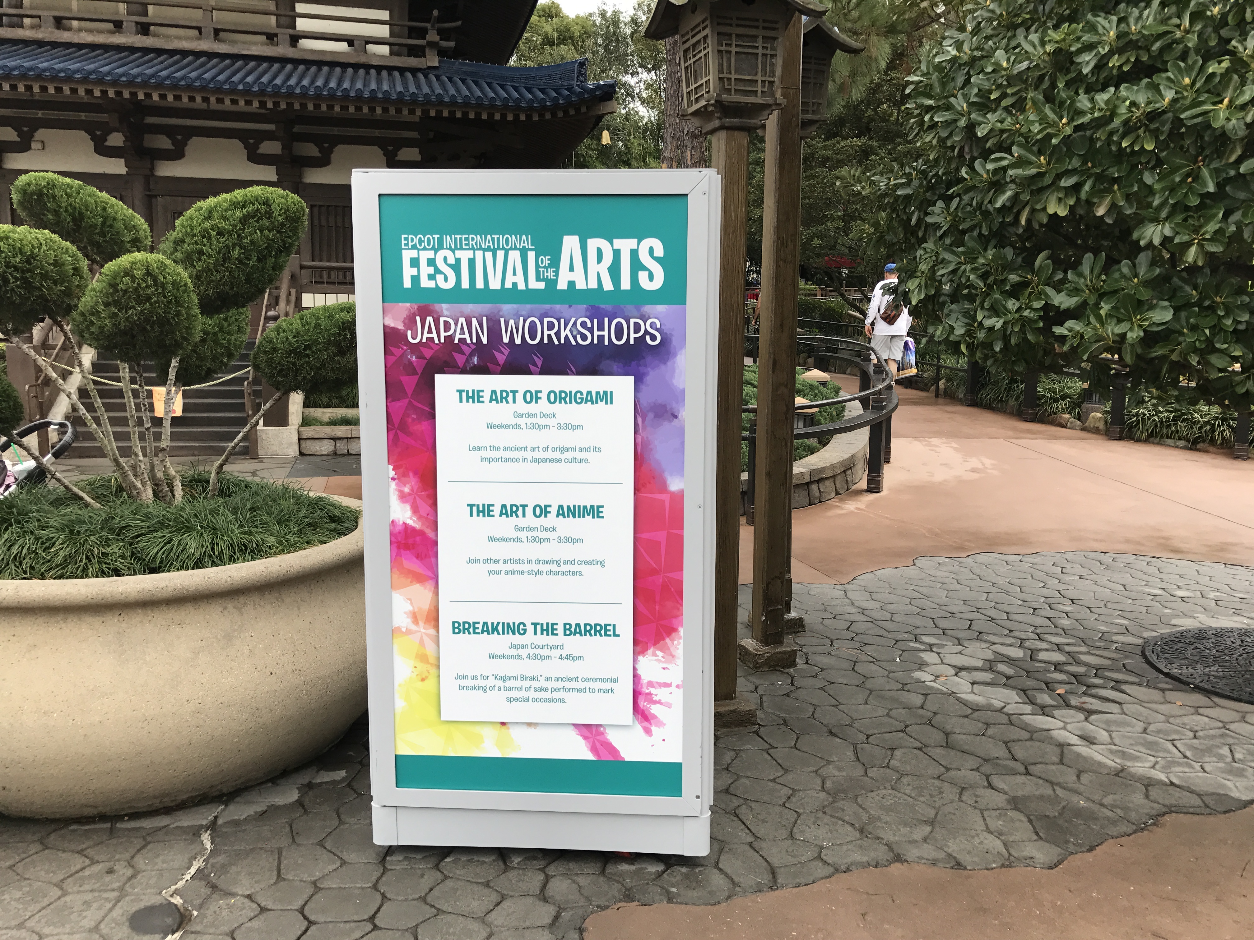 Japan is hosting workshops on Saturdays & Sundays