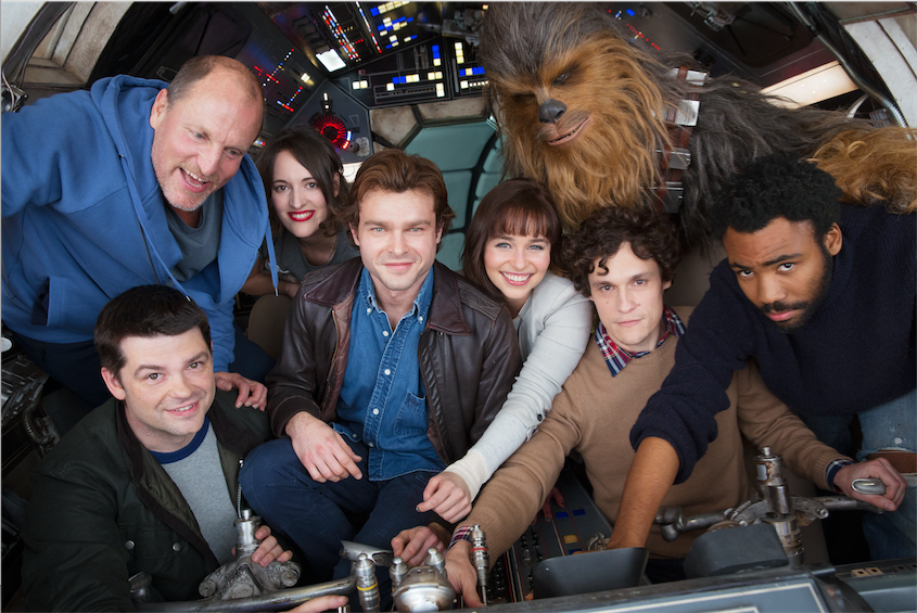 The cast of the upcoming Han Solo Star Wars Story film
