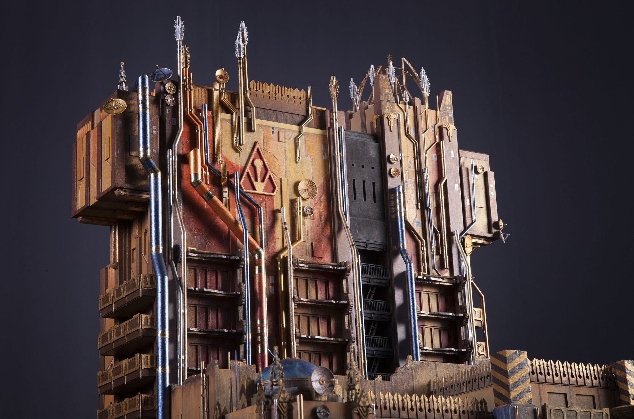 A model of the Guardians of the Galaxy - Mission: BREAKOUT! exterior