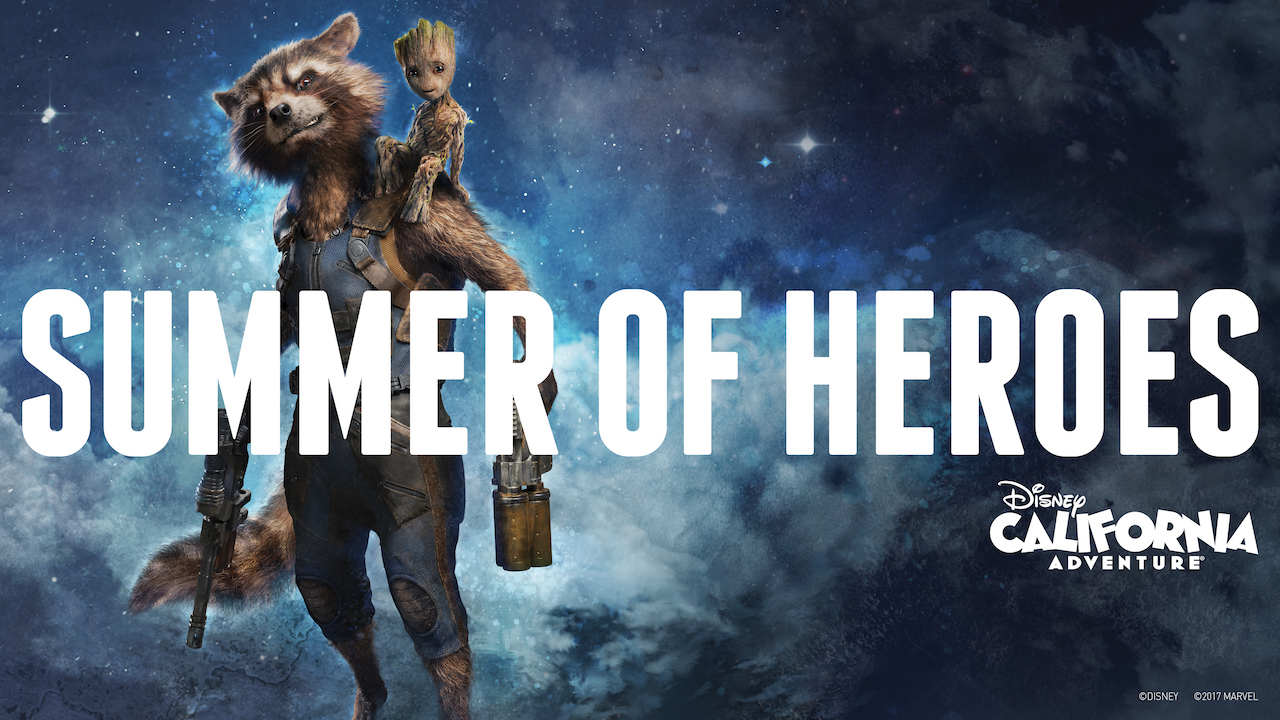 The Guardians of the Galaxy and other Marvel heroes will be the center of this summer's celebration