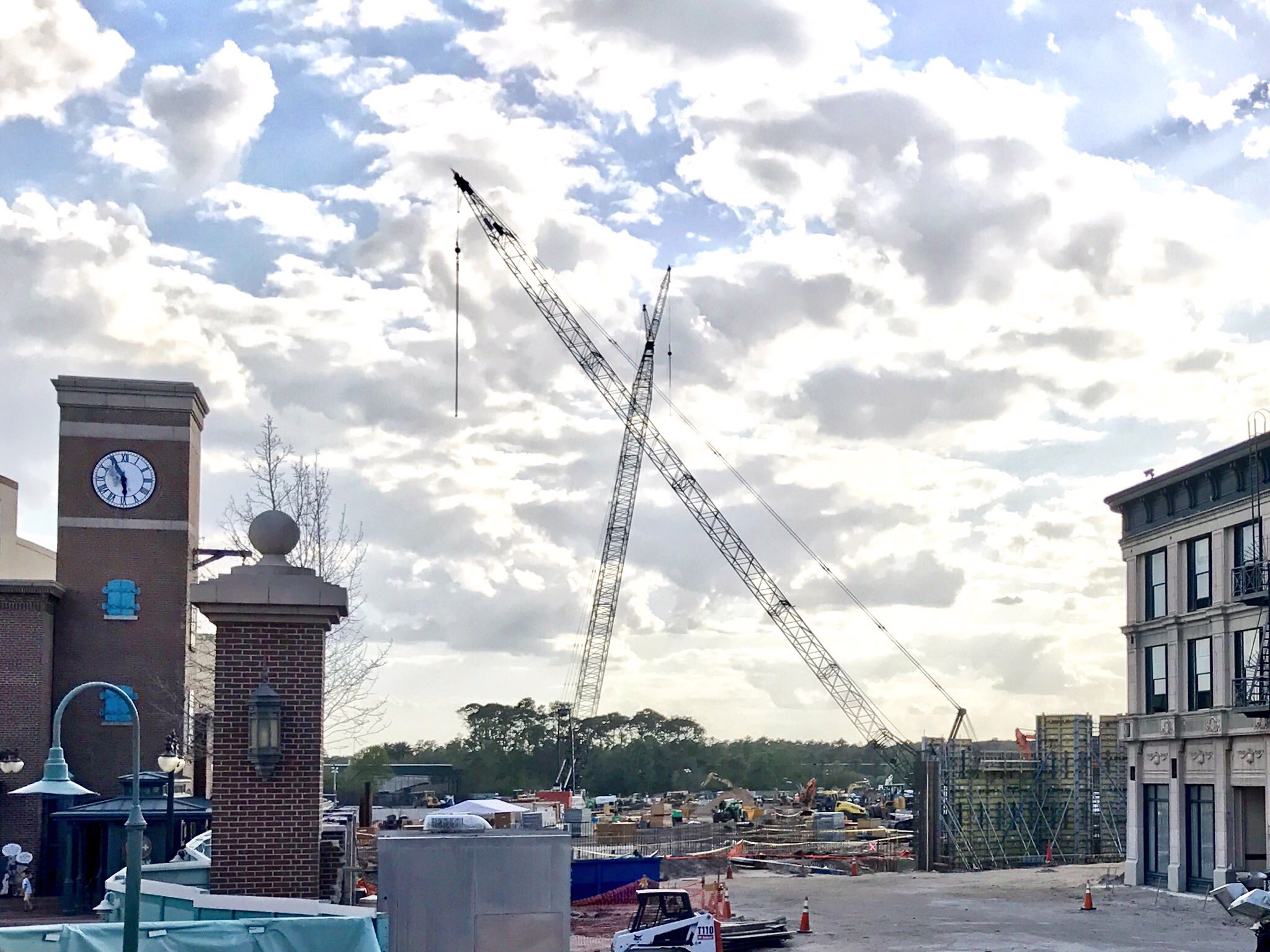 View from exit of Star Tours.