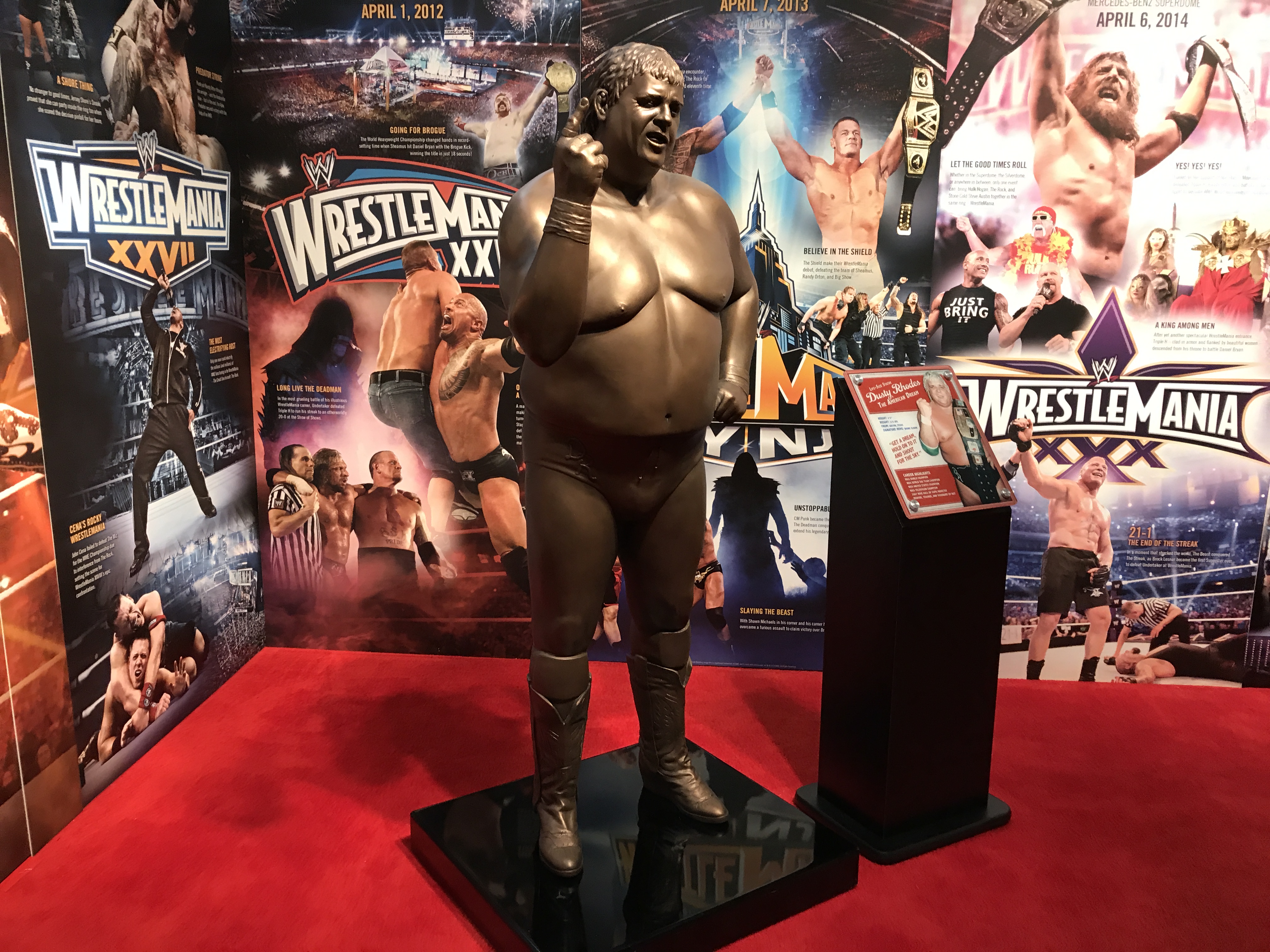 The American Dream Dusty Rhodes Legend Statue