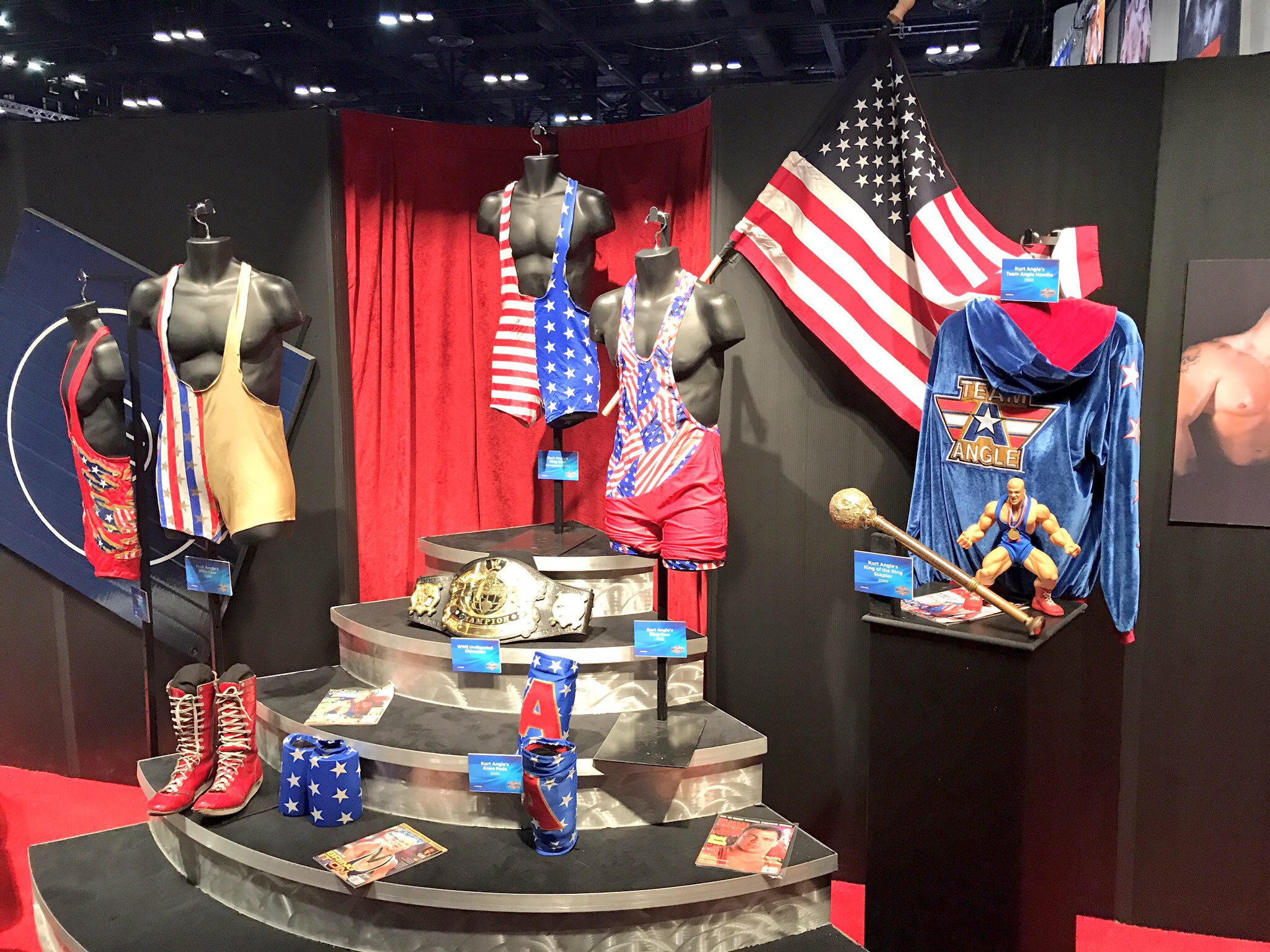 2017 WWE Hall of Fame Inductee Kurt Angle Memorabilia