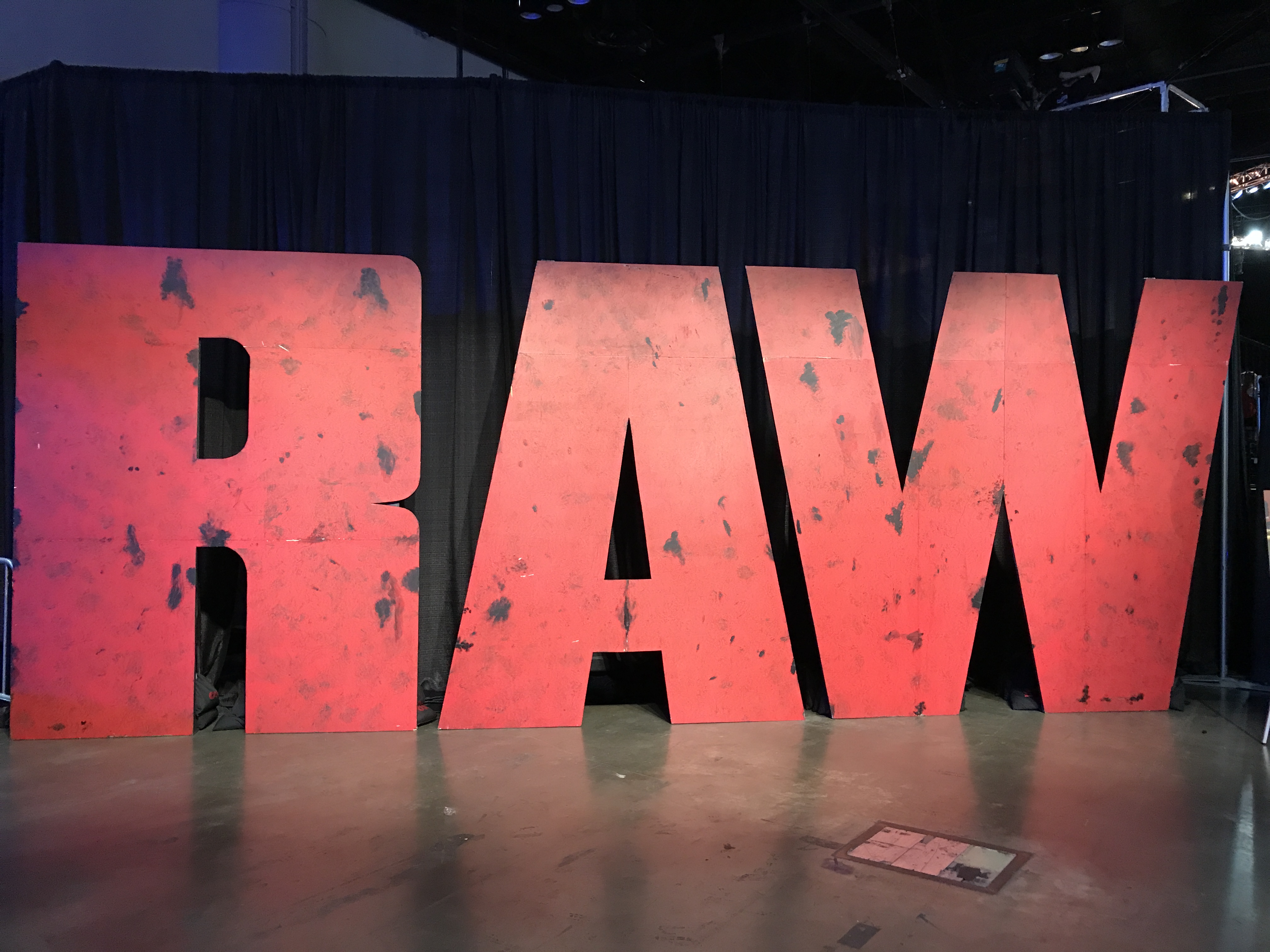 Original Monday Night RAW Entrance Set