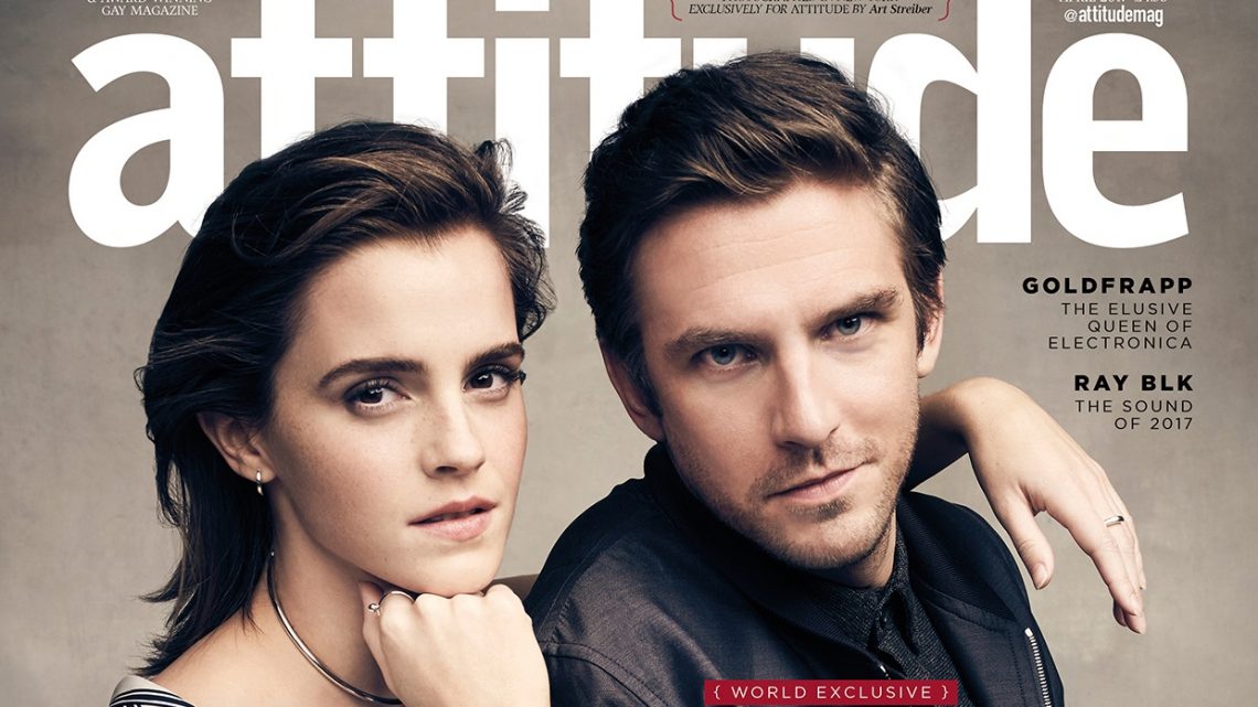 Beauty and the Beast stars on the cover of Attitude Magazine