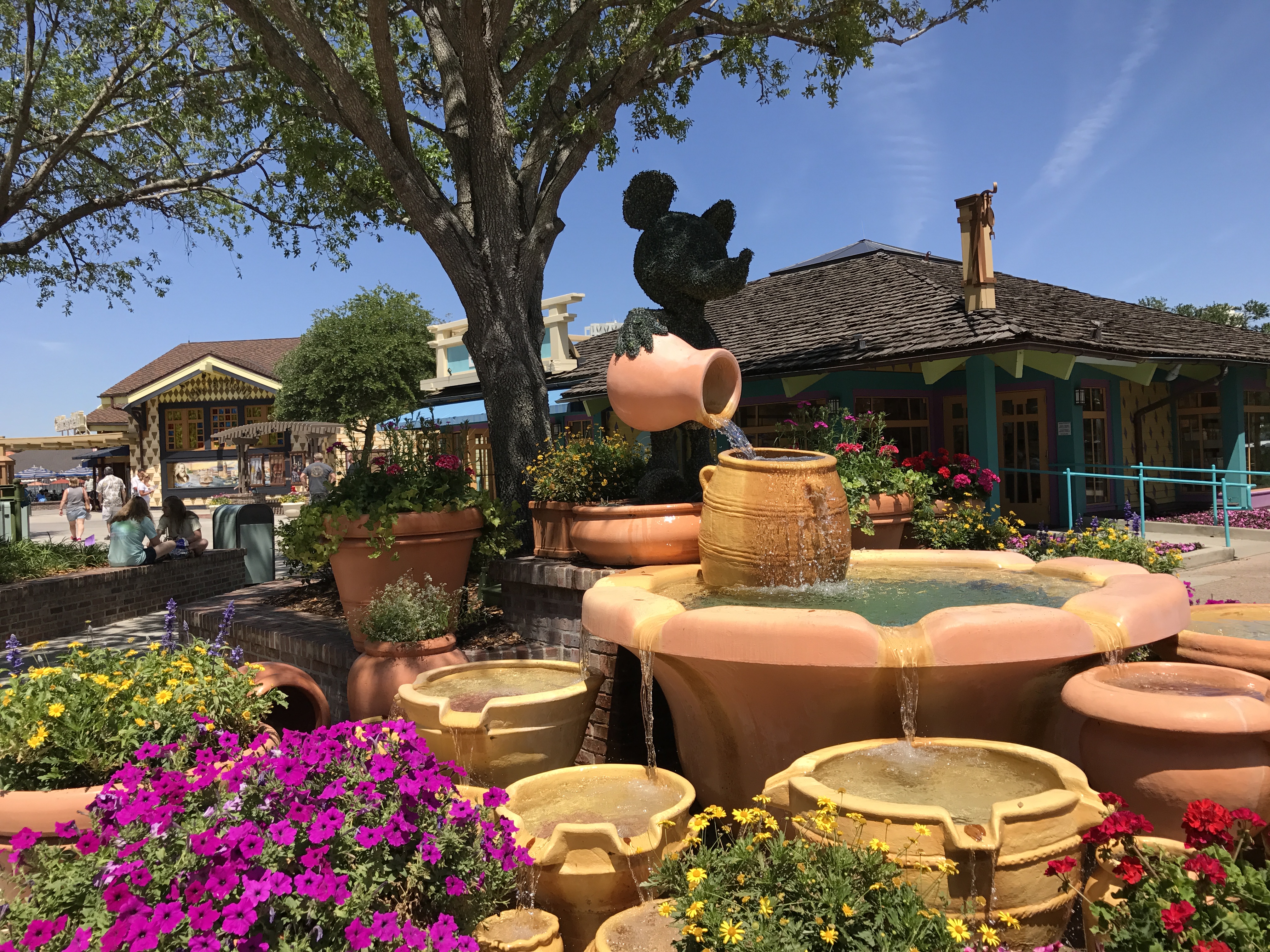 Market Place Mickey Fountain