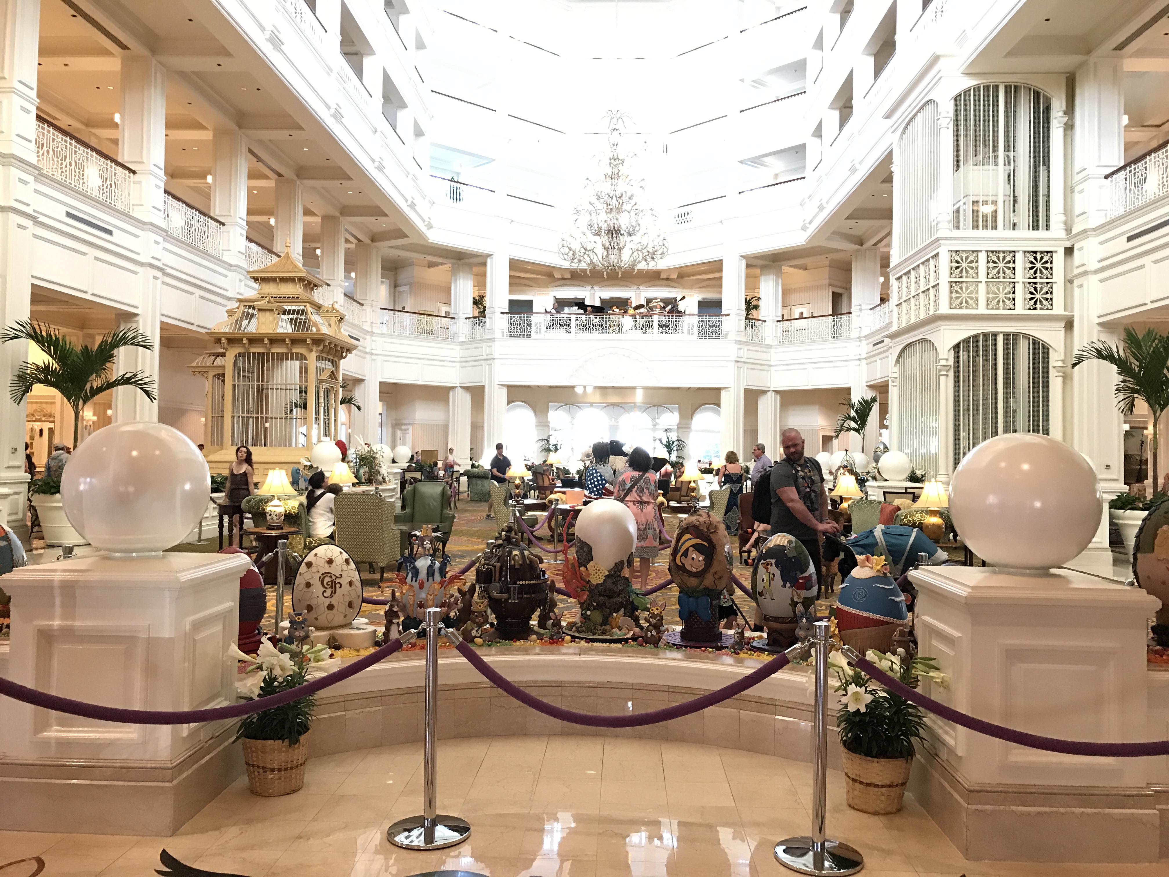 View through the door.