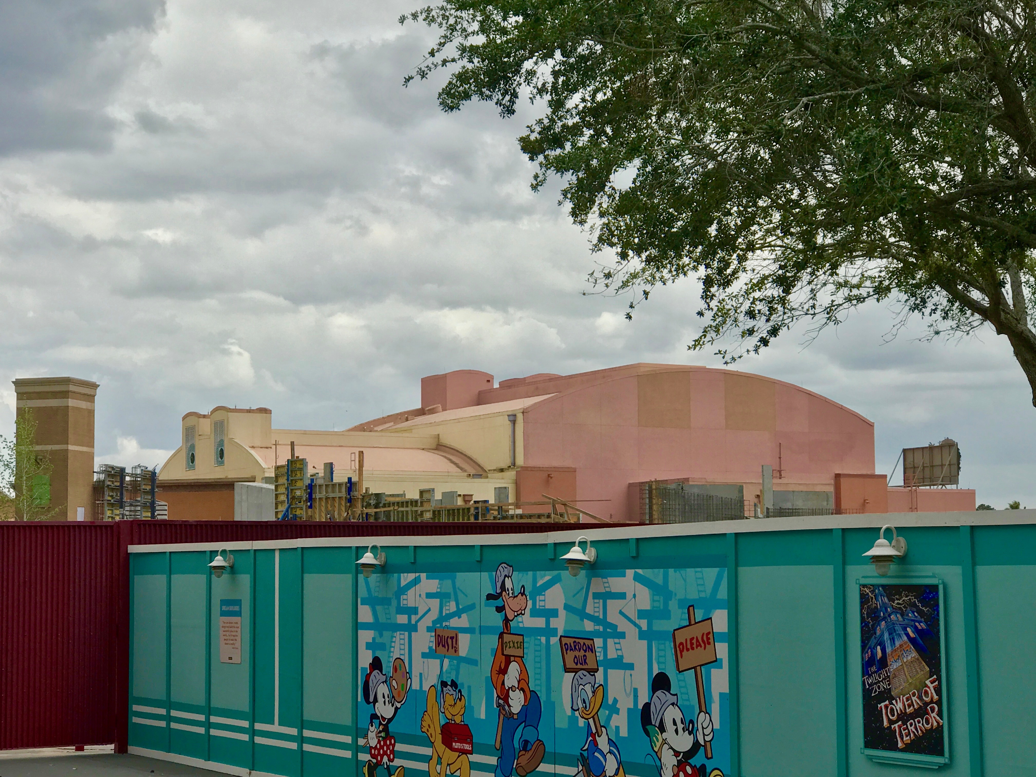 View from Pixar Place of Star Wars Expansion