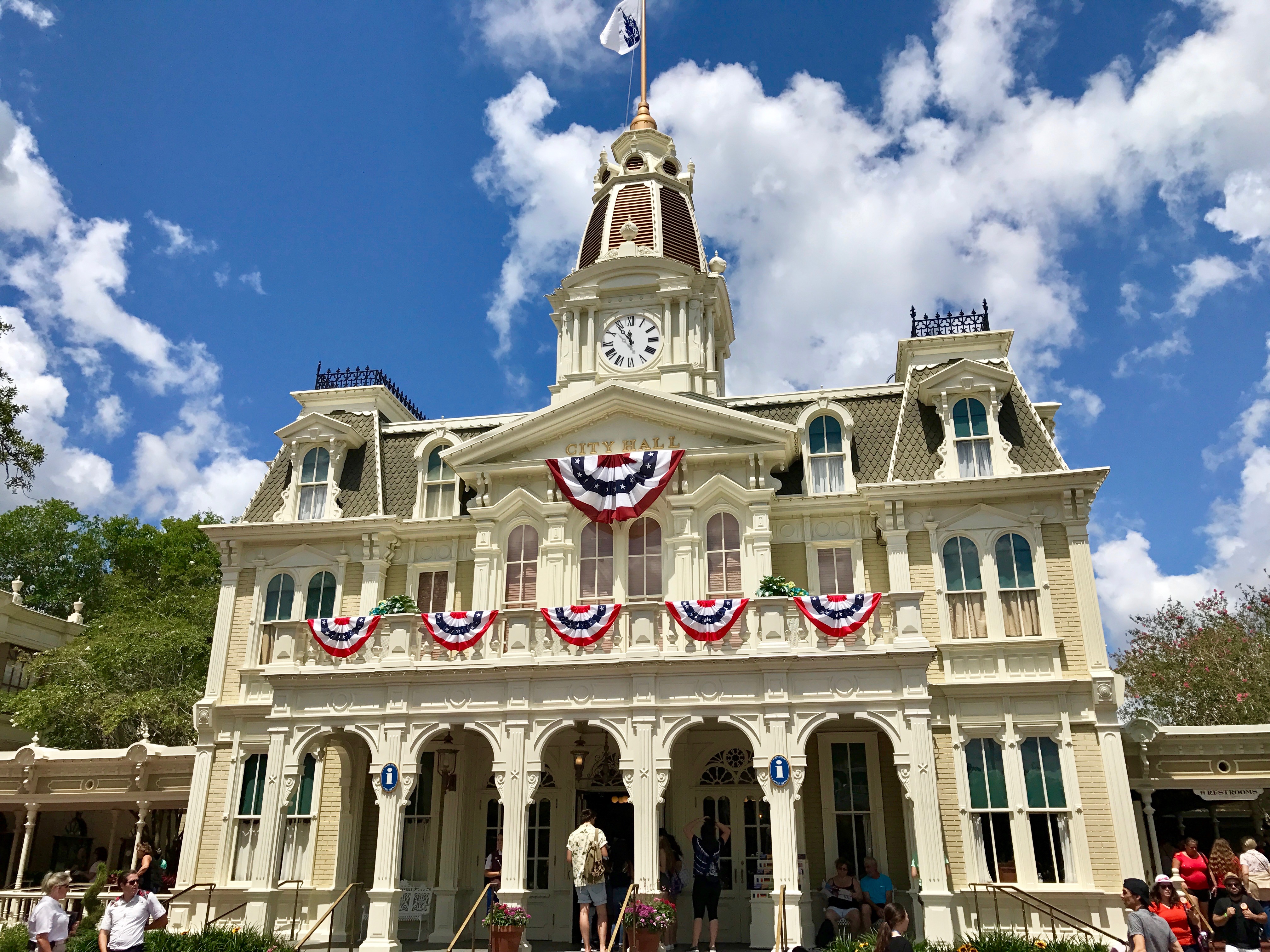 Main Street USA is getting all decked out for the 4th of July.