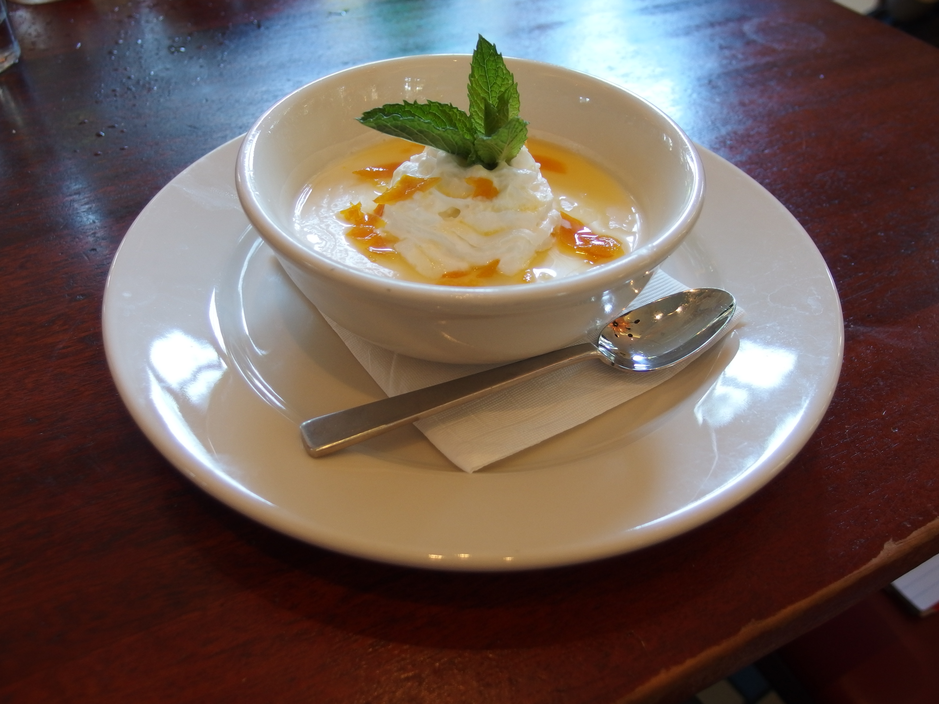 Panna Cotta proves a refreshing dessert