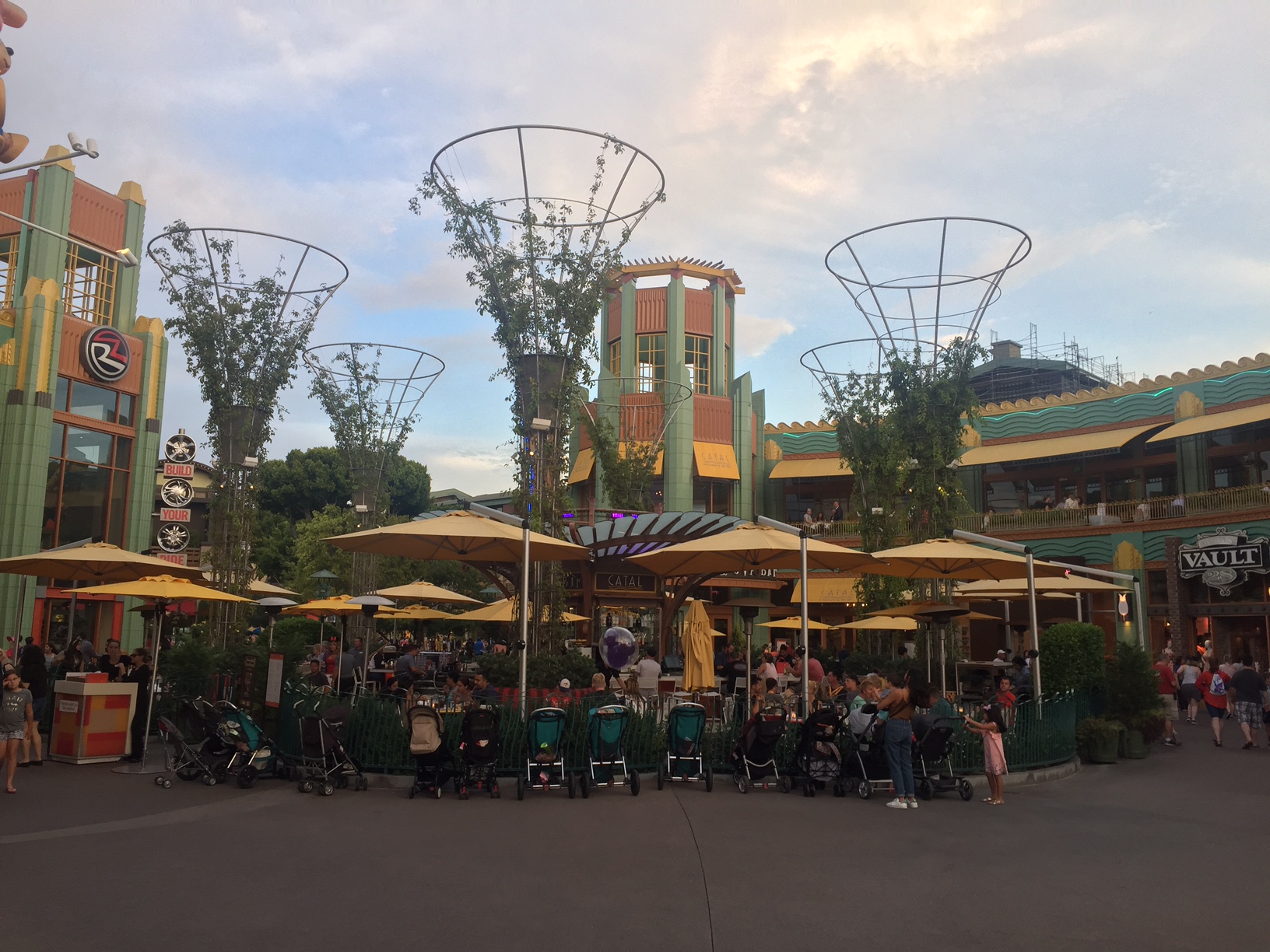The Uva Bar is located in the center of Downtown Disney