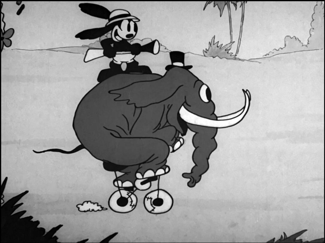 A still frame from the Oswald short AFRICA AFTER DARK, ©Disney