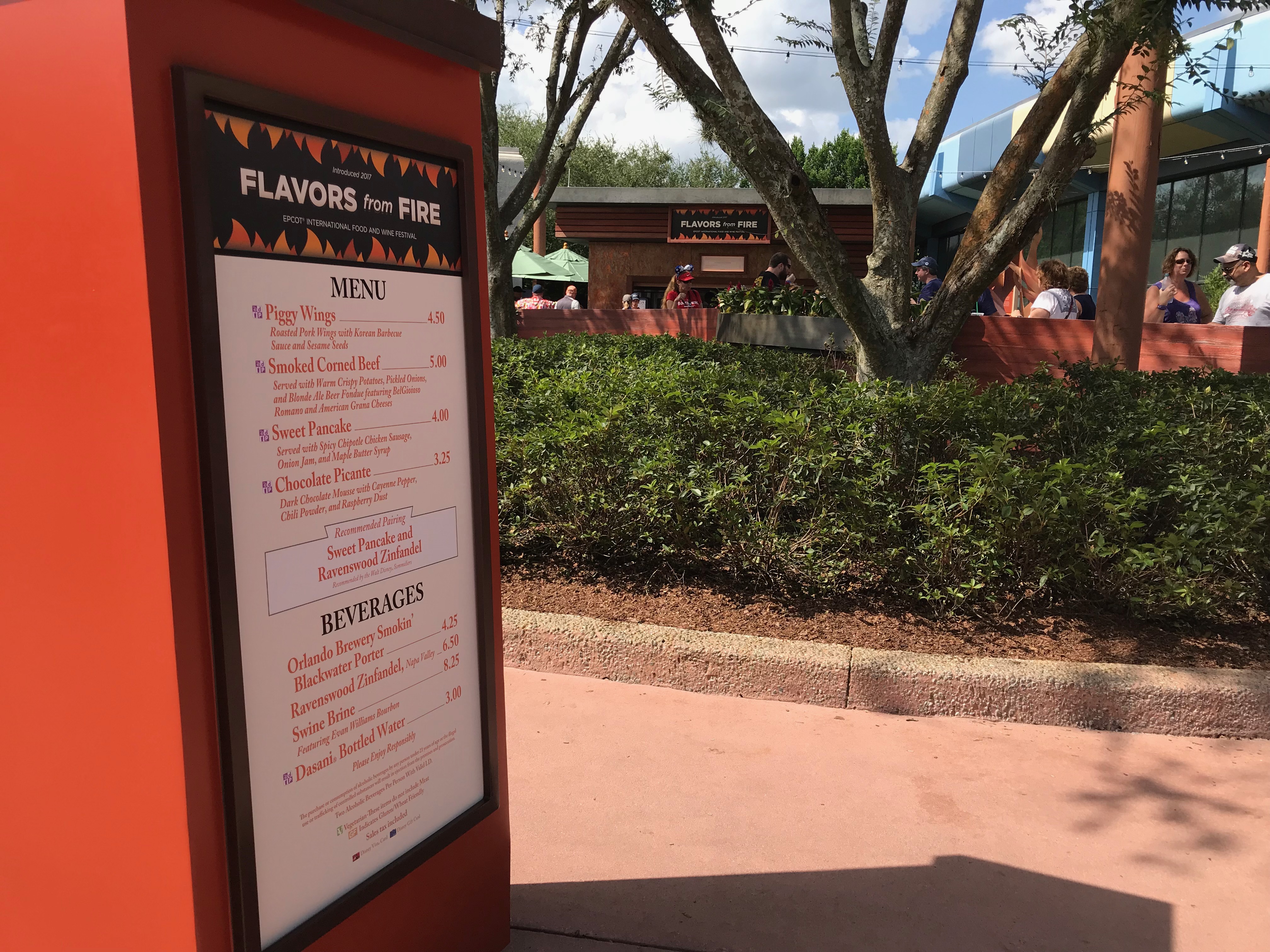 Epcot International Food & Wine Festival - Flavors from Fire Marketplace