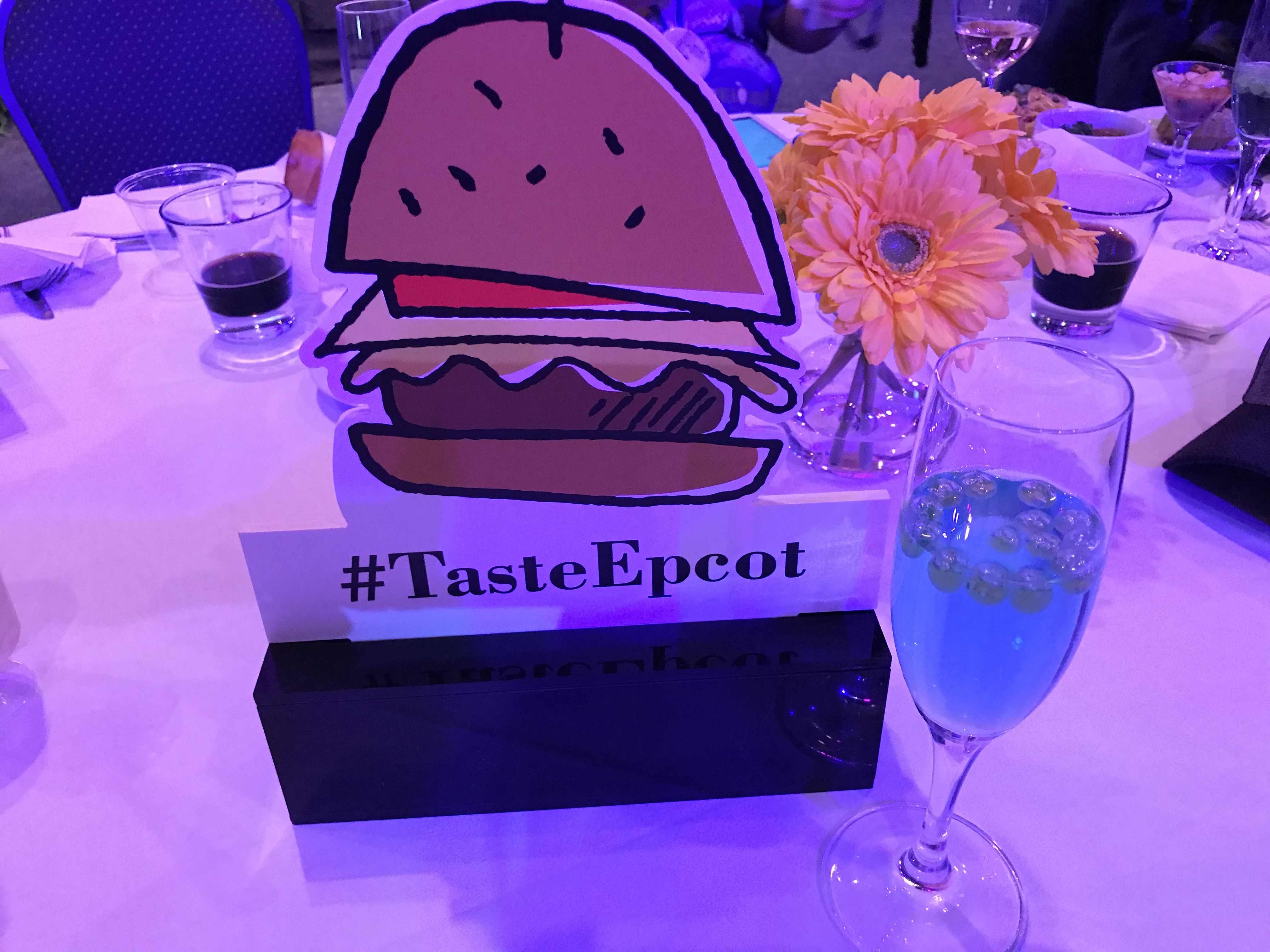 Epcot International Food & Wine Festival - Light Lab Bleu Spectrum: Blanc de Bleu Cuvée Mousseux with Boba Pearls