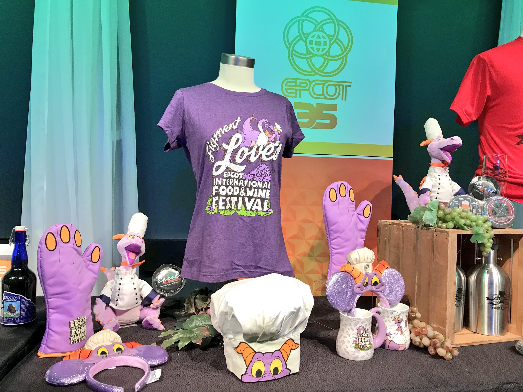 Epcot International Food & Wine Festival - Chef Figment Merchandise