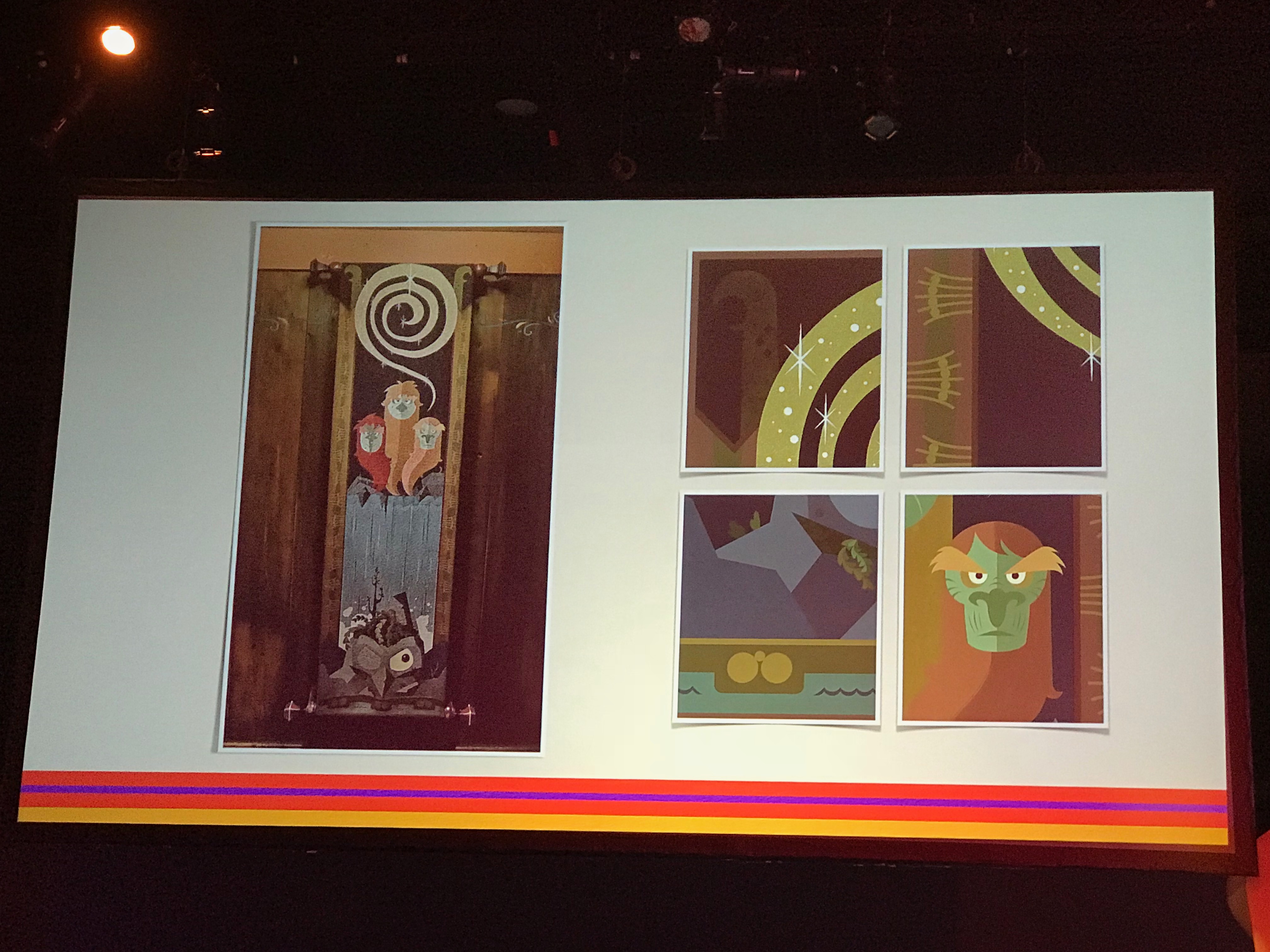 Epcot 35 - D23 Fanniversary EPCOT35 Things You Didn't Know: Troll Eyebrows Tapestry